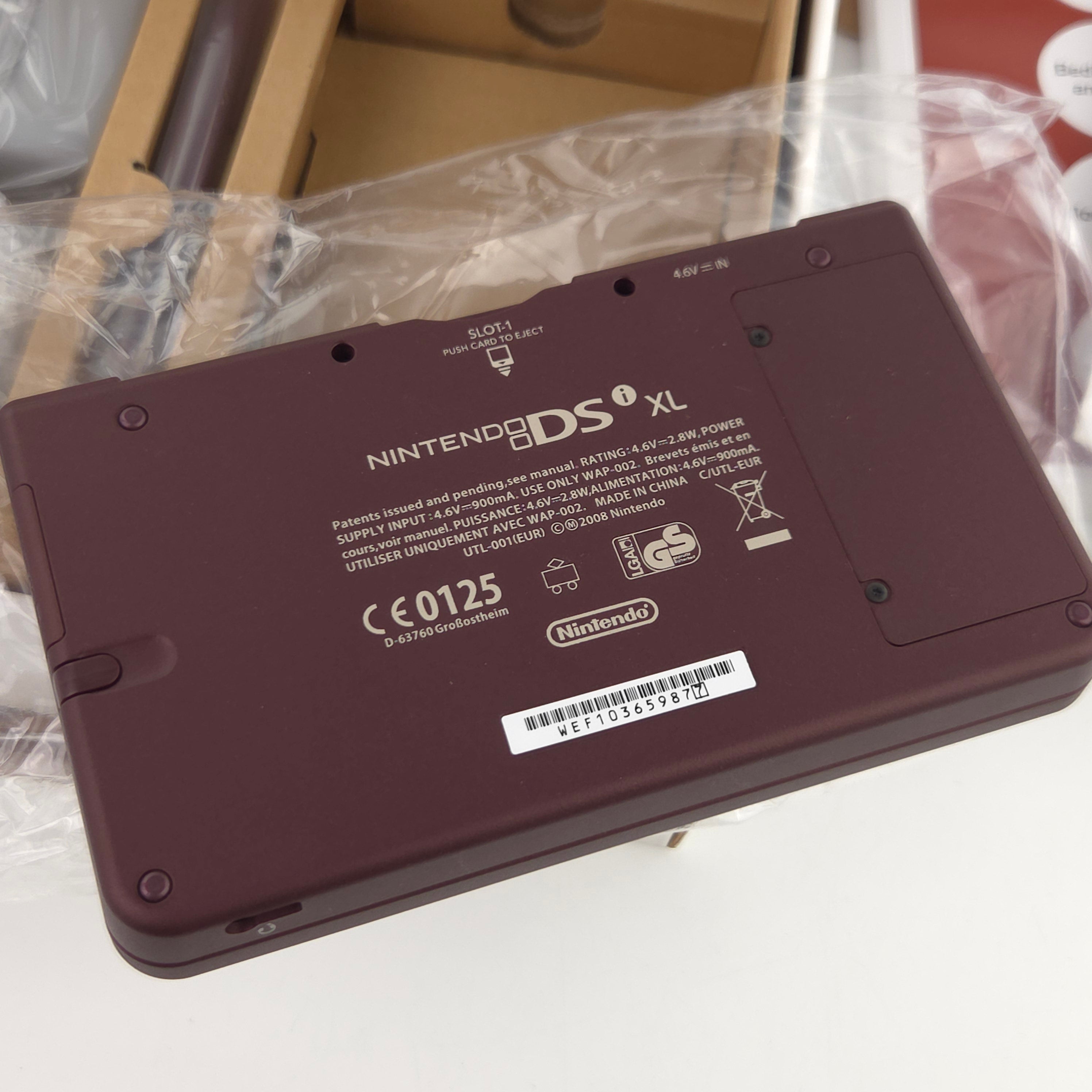 Nintendo DSi XL Konsole Bordeauxrot OVP PAL Top Zustand