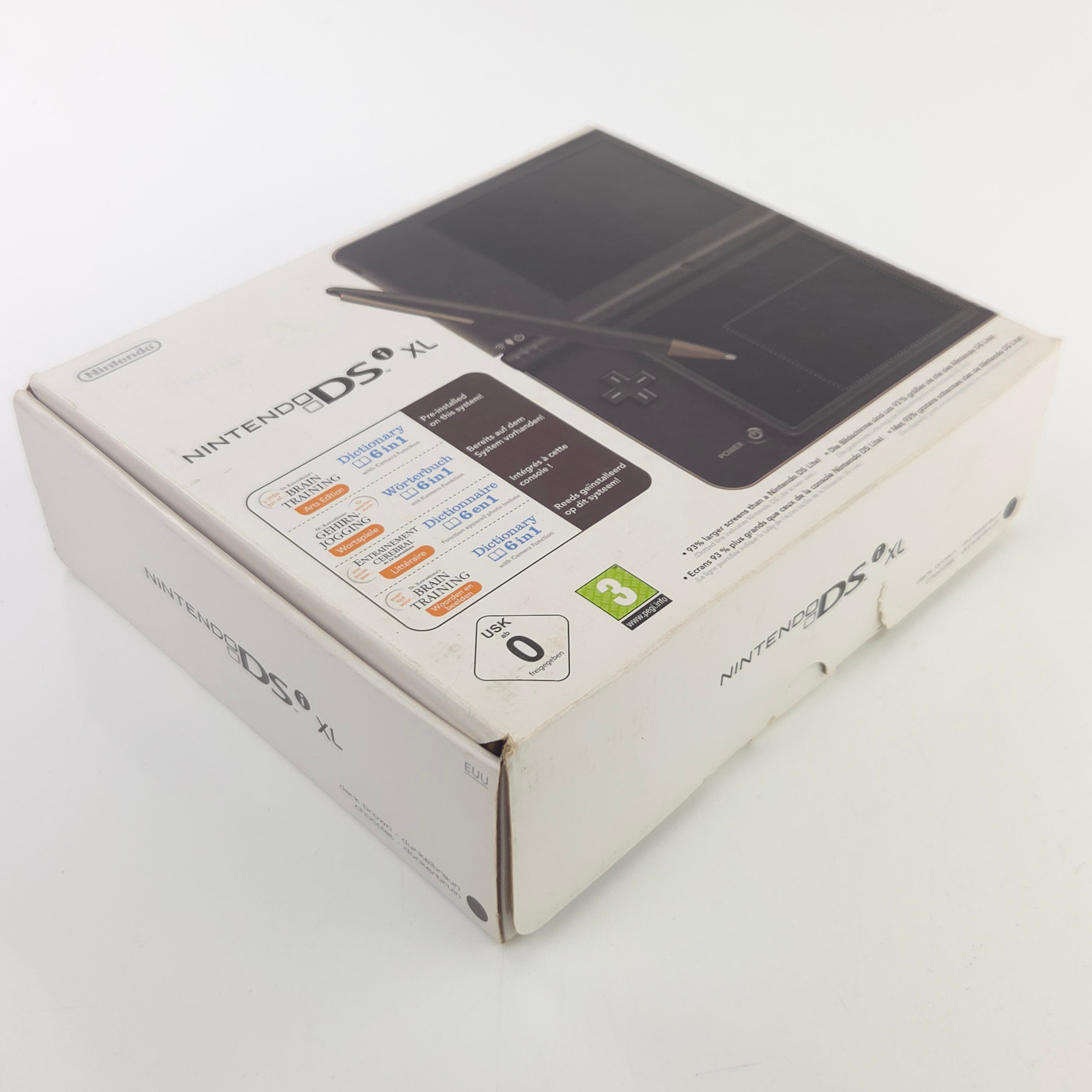 Nintendo DSI XL Konsole Dunkelbraun Dark brown OVP PAL