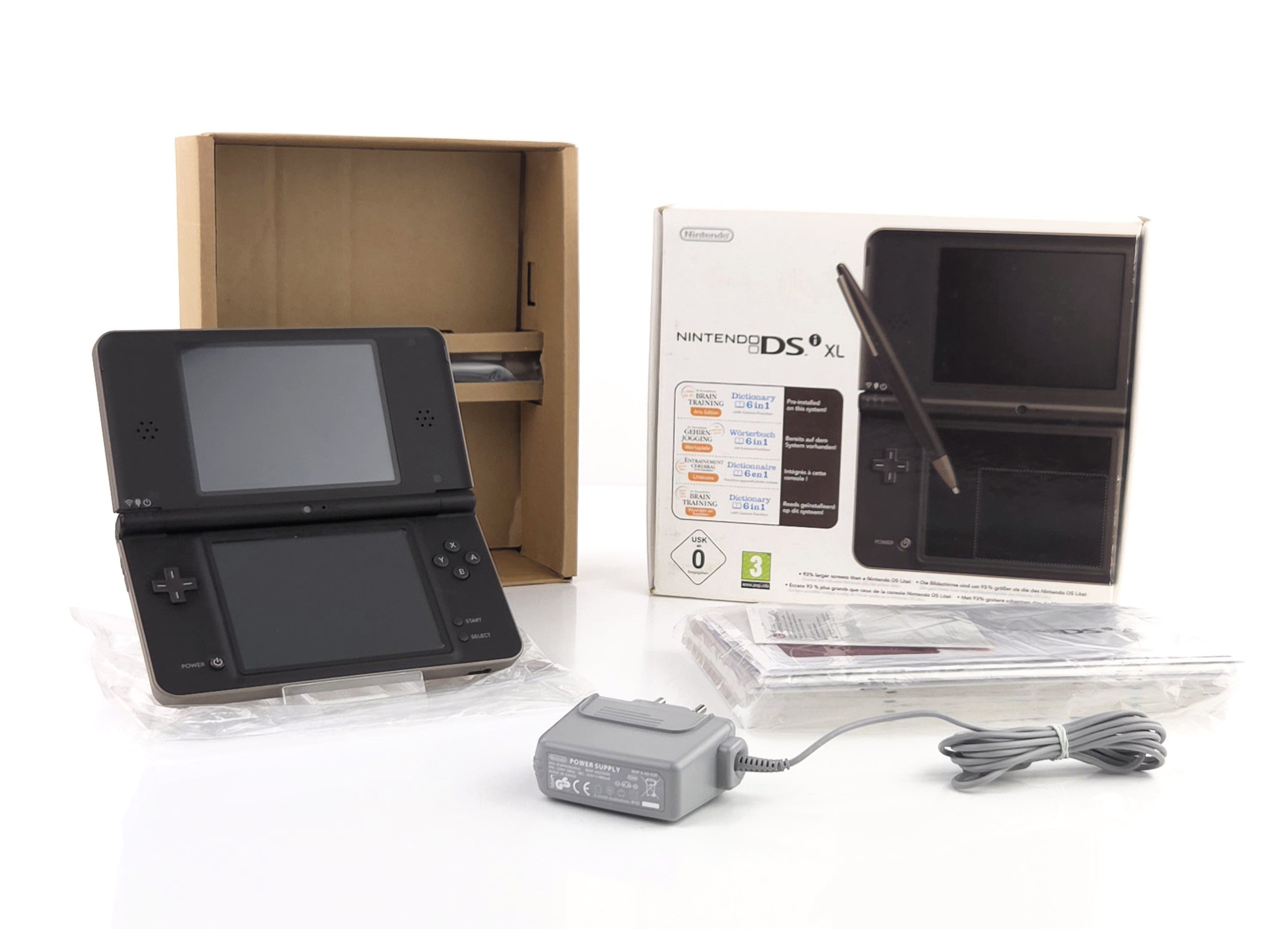 Nintendo DSI XL Konsole Dunkelbraun Dark brown OVP PAL