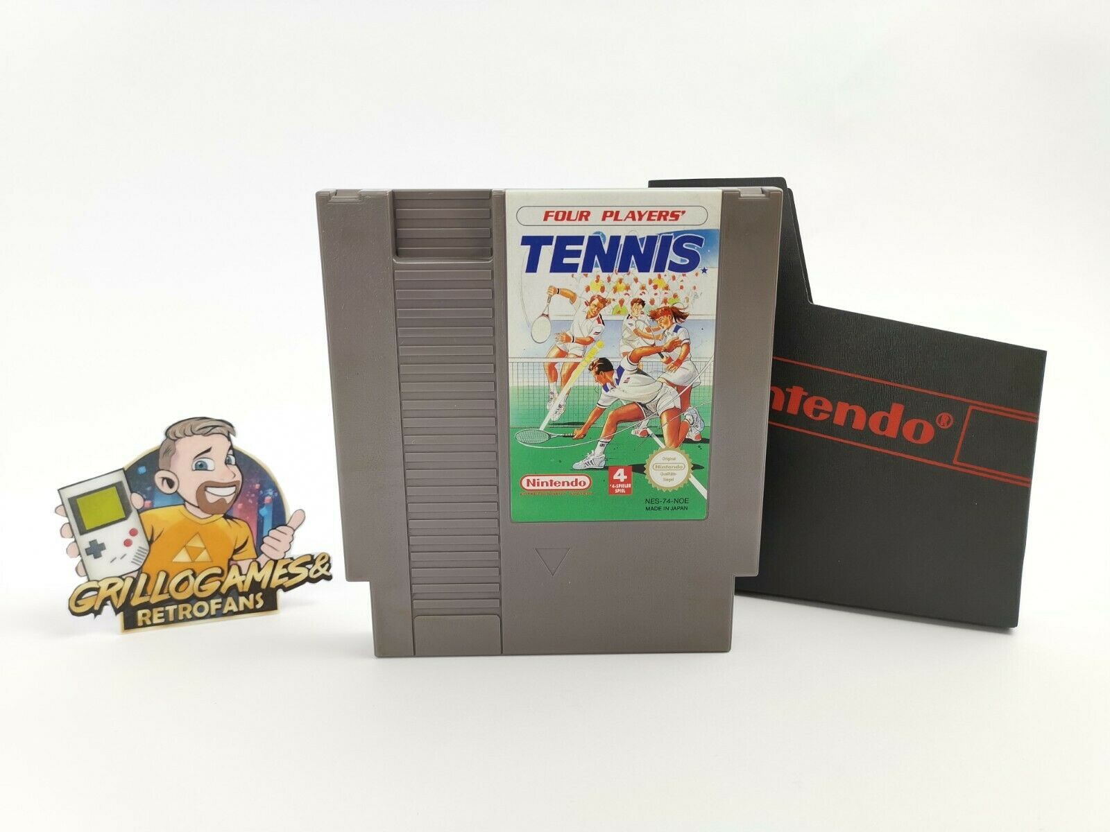 Nintendo Entertainment System Spiel – Four Players Tennis PAL