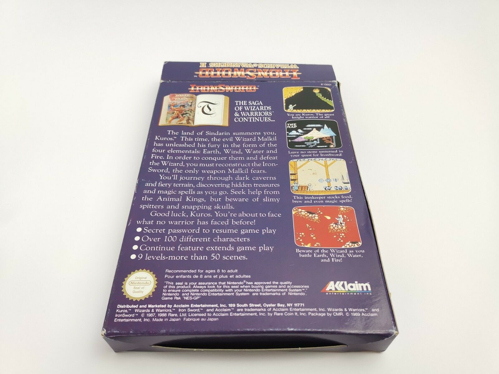 Nintendo Entertainment System Spiel – Iron Sword Wizards NES