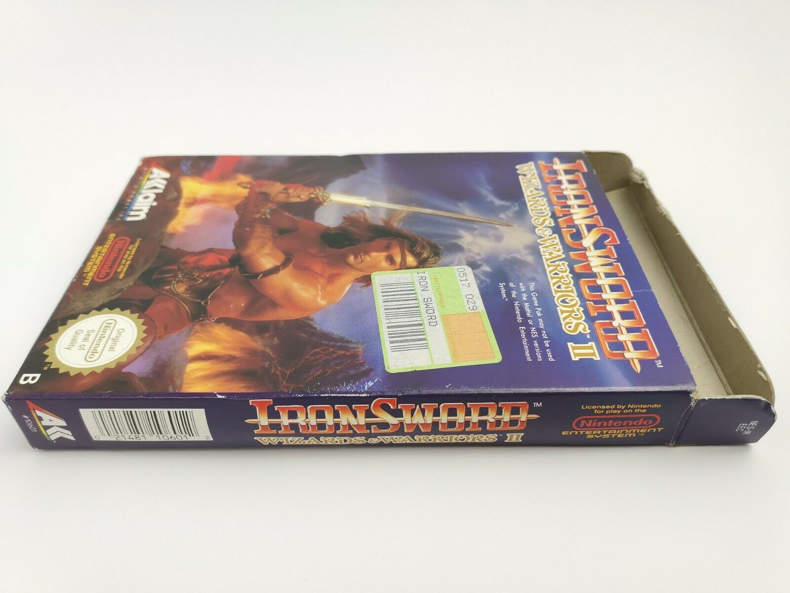 Nintendo Entertainment System Spiel – Iron Sword Wizards NES