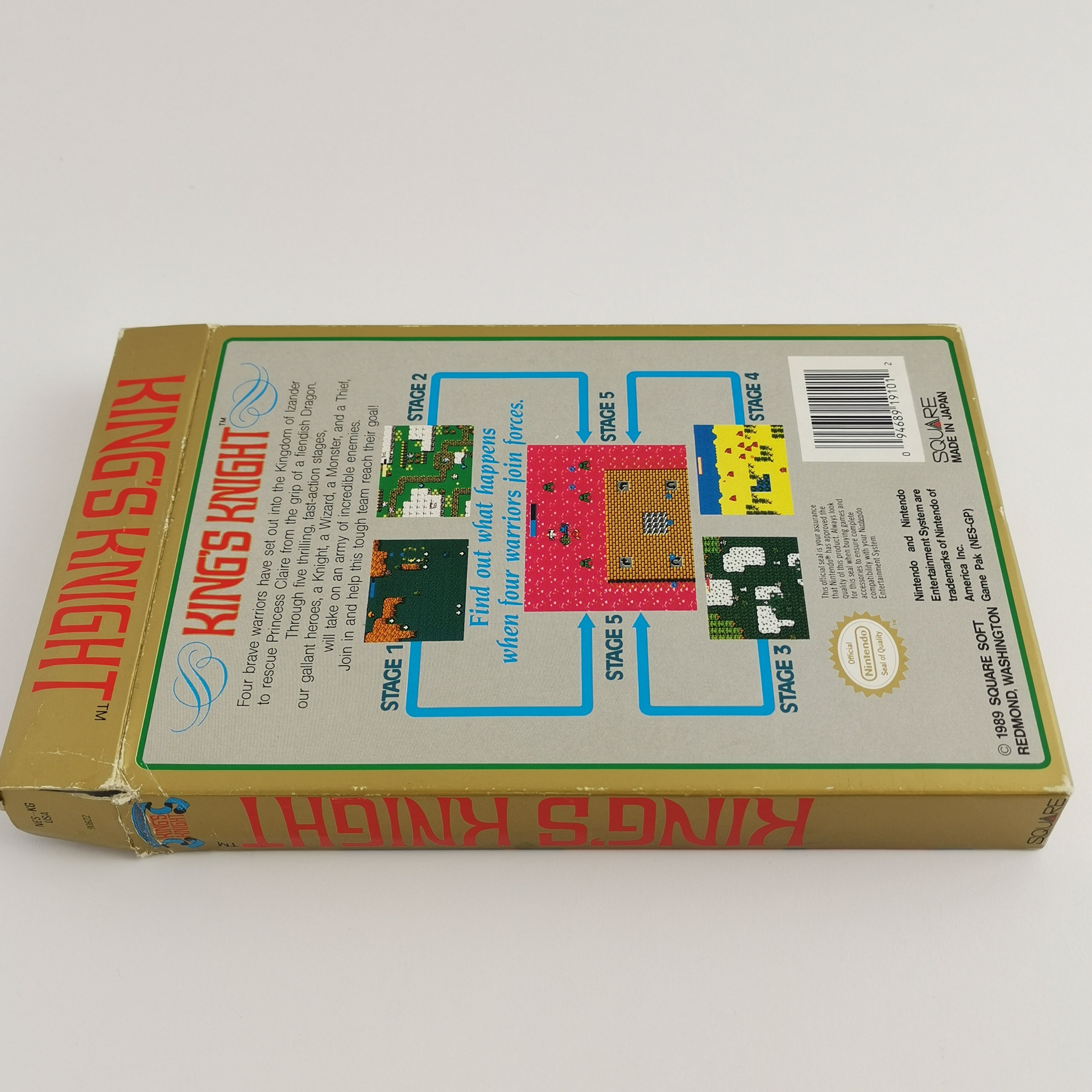 Nintendo Entertainment System Spiel: King´s Knight - Square | NES OVP NTSC USA