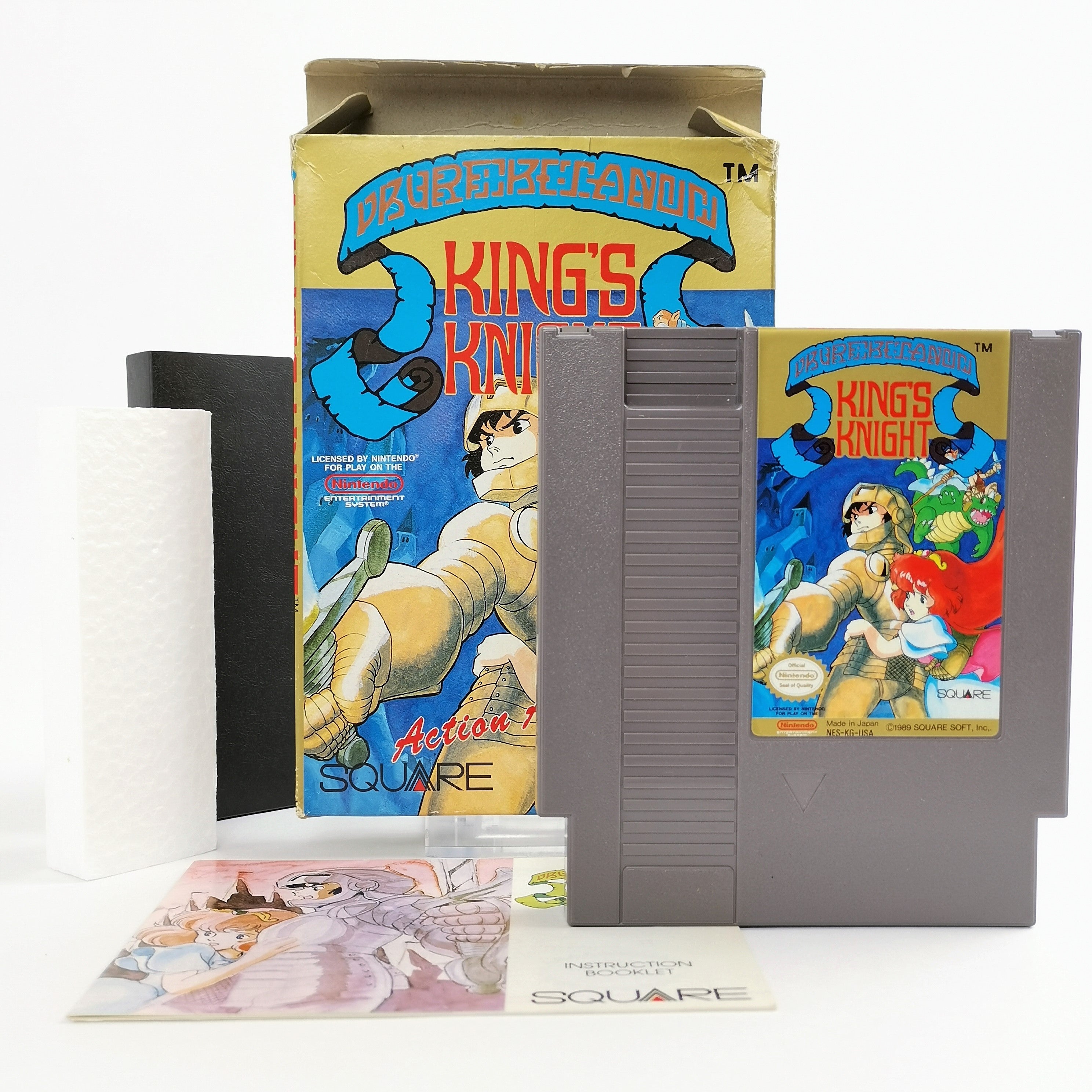 Nintendo Entertainment System Spiel: King´s Knight - Square | NES OVP NTSC USA