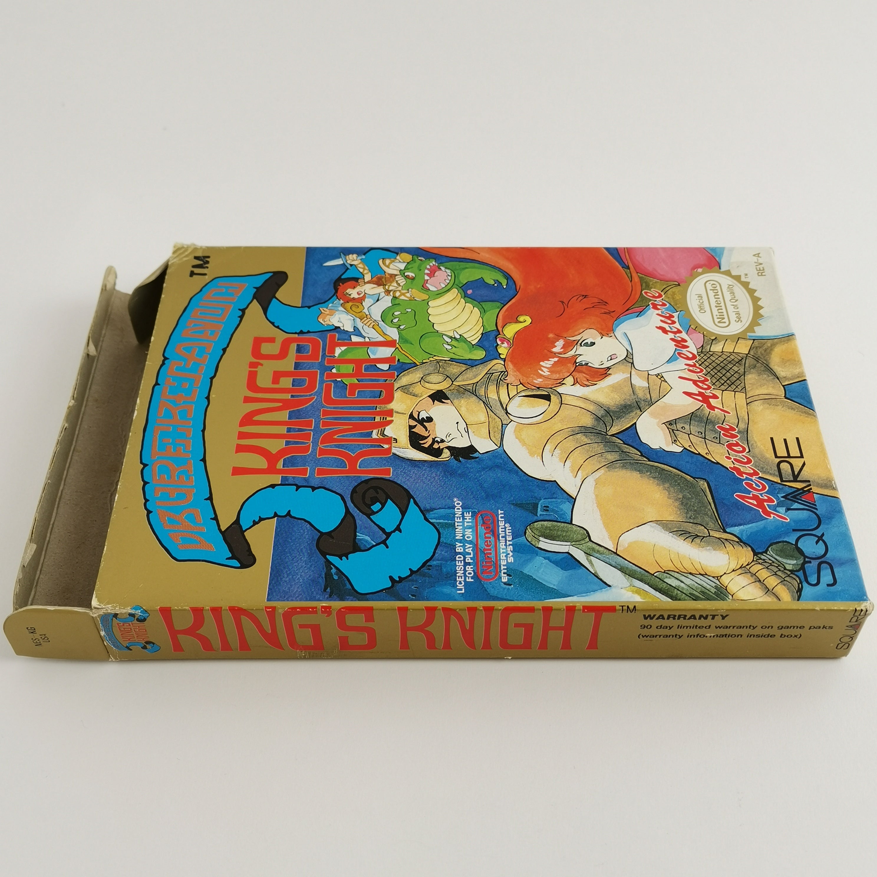 Nintendo Entertainment System Spiel: King´s Knight - Square | NES OVP NTSC USA