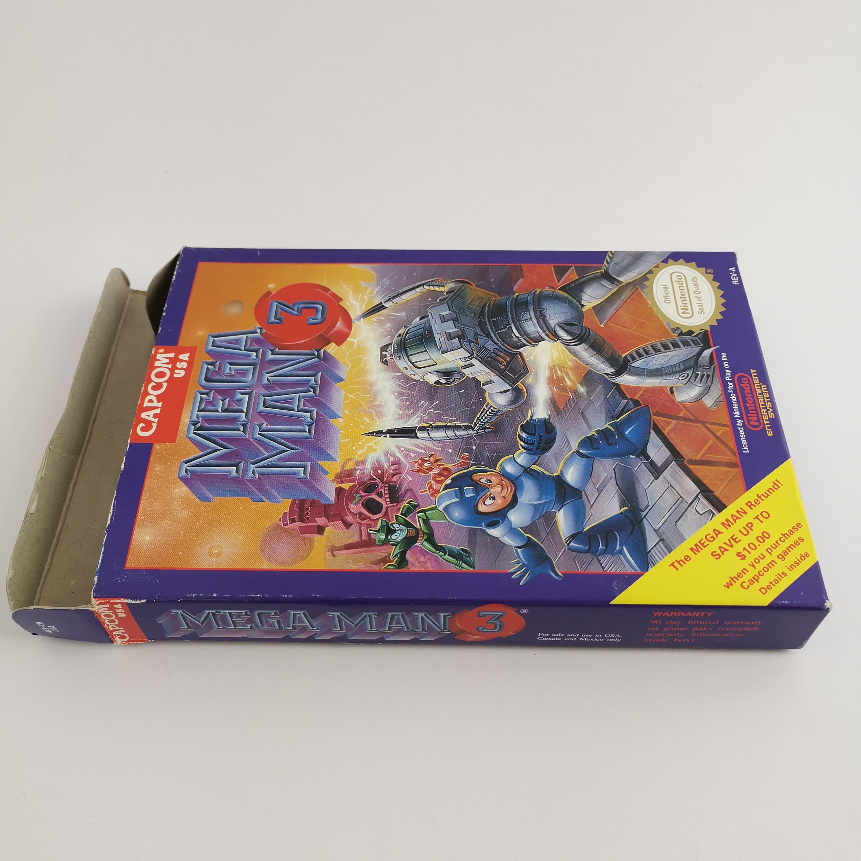 Nintendo Entertainment System Spiel: Mega Man 3 | NES OVP - NTSC-U/C USA