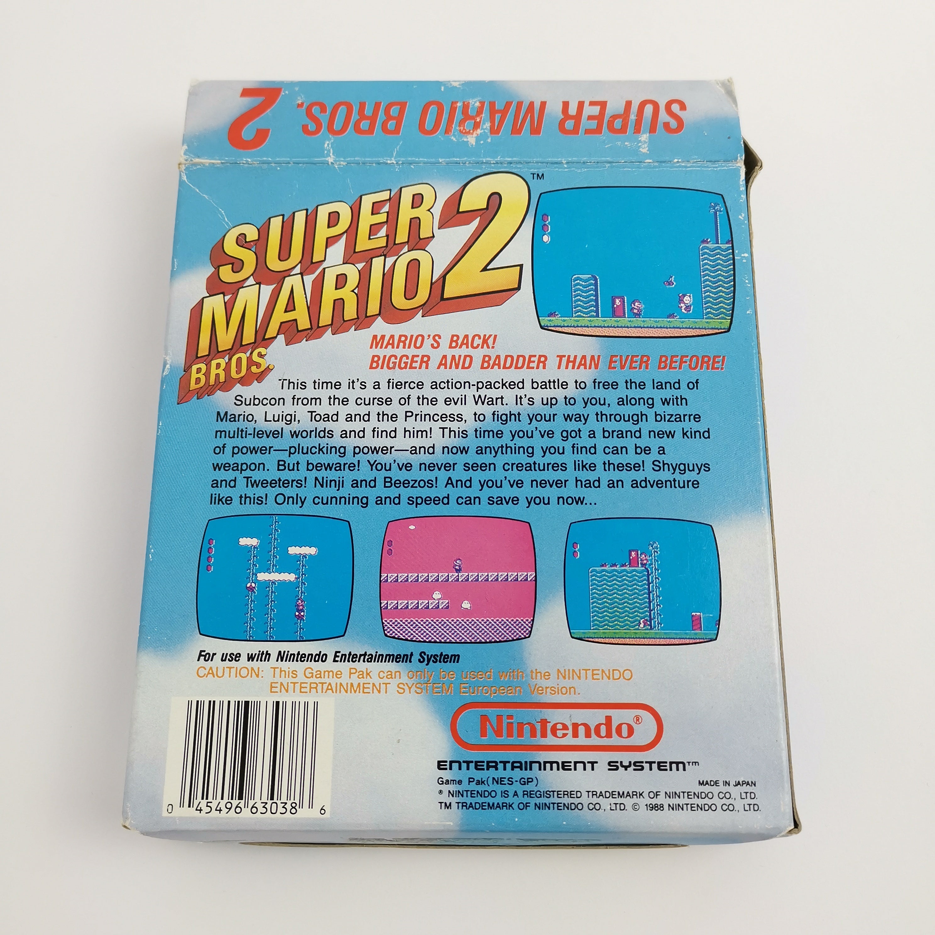 Nintendo Entertainment System Spiel – Super Mario Bros. 2 OVP
