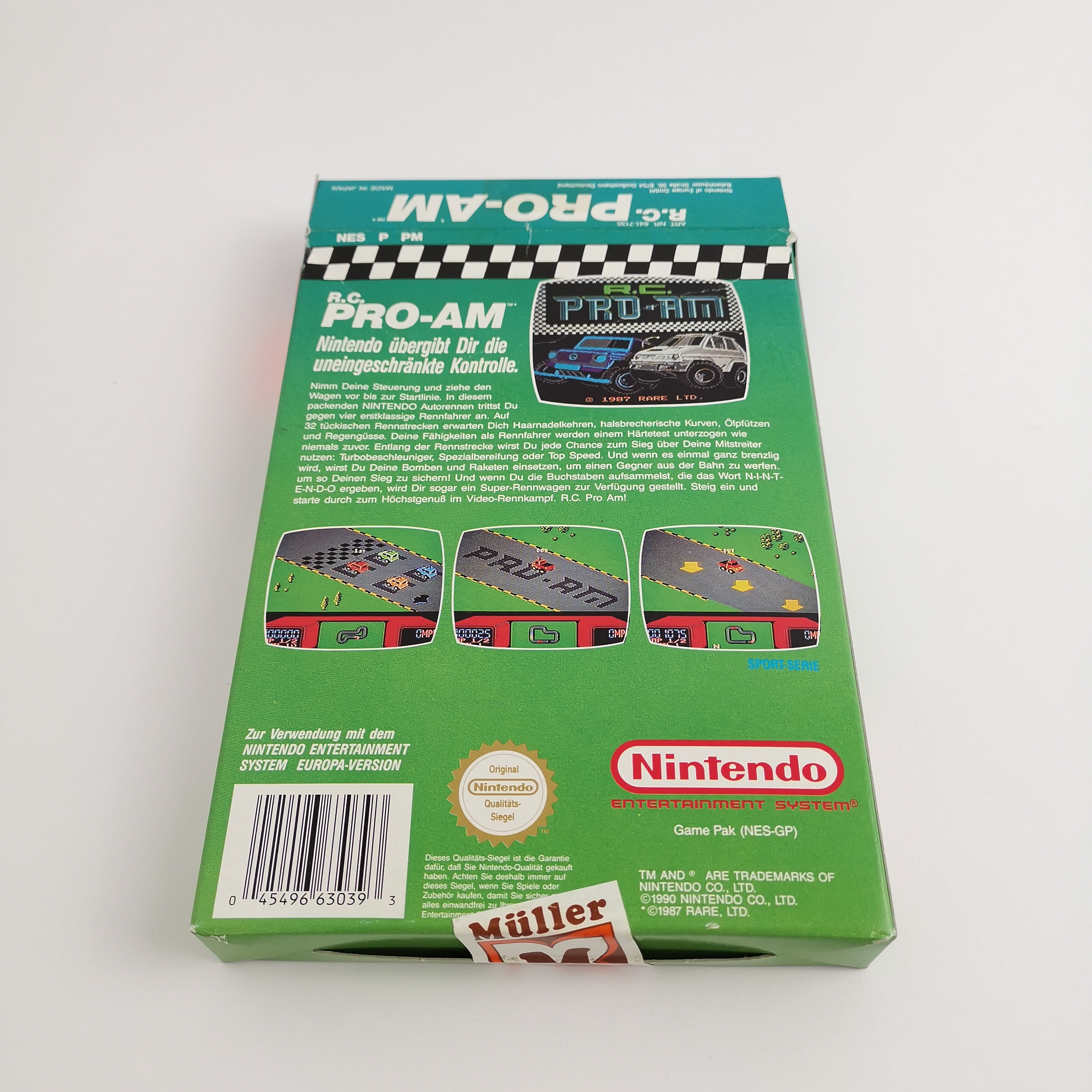 Nintendo Entertainment System Spiel – R.C. Pro-Am OVP PAL