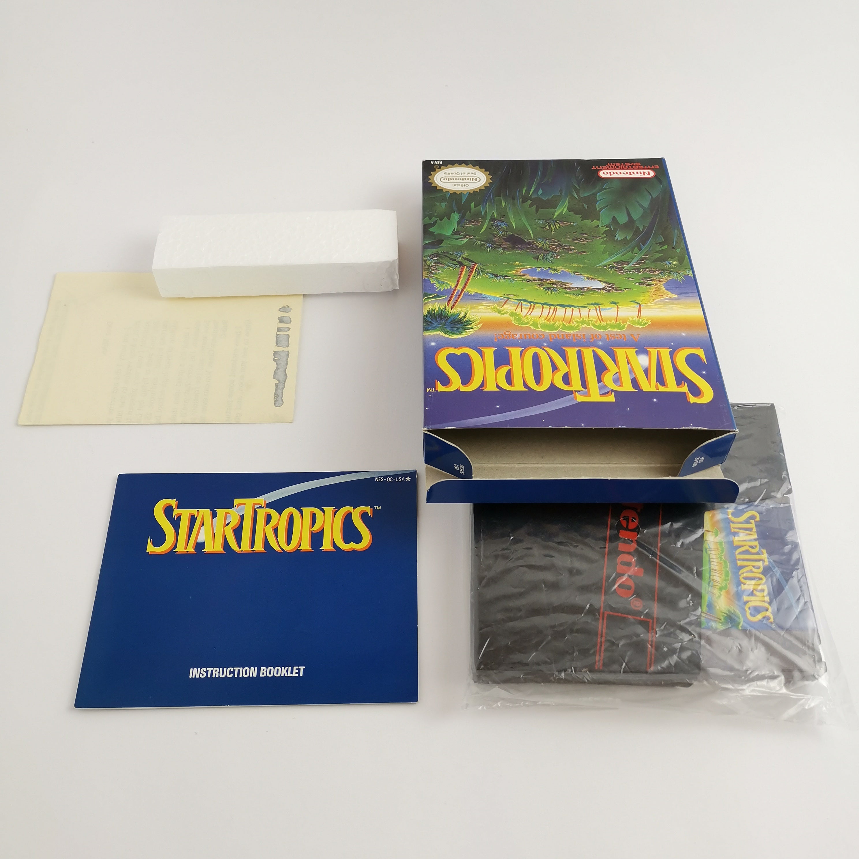 Nintendo Entertainment System Spiel: Star Tropics mit Brief | NES OVP NTSC USA