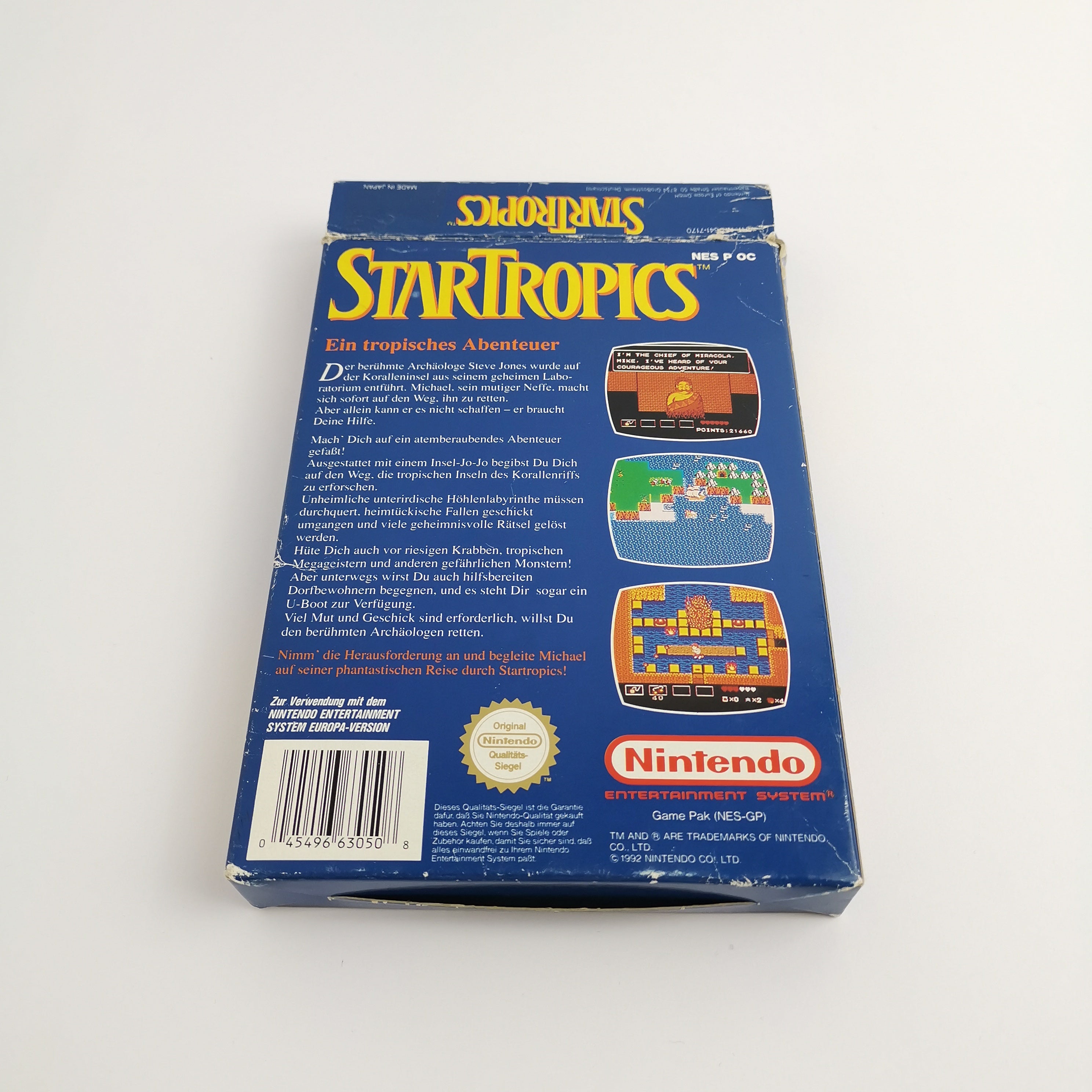 Nintendo Entertainment System Spiel – Star Tropics OVP PAL