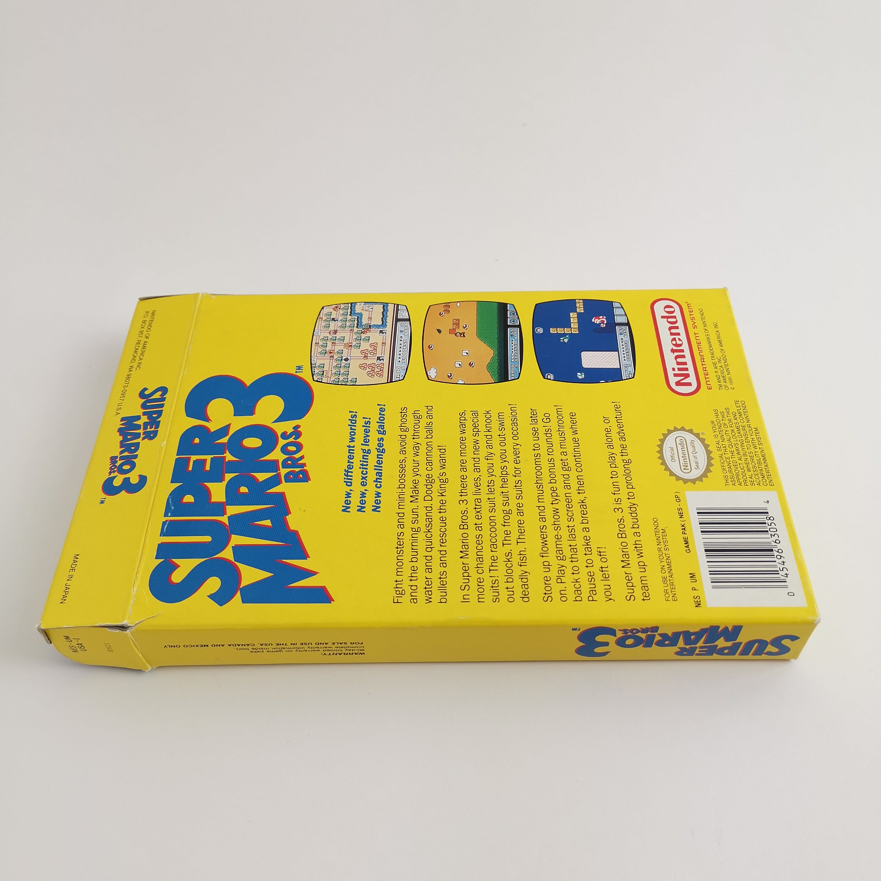 Nintendo Entertainment System Spiel: Super Mario Bros. 3 in OVP | NES NTSC USA