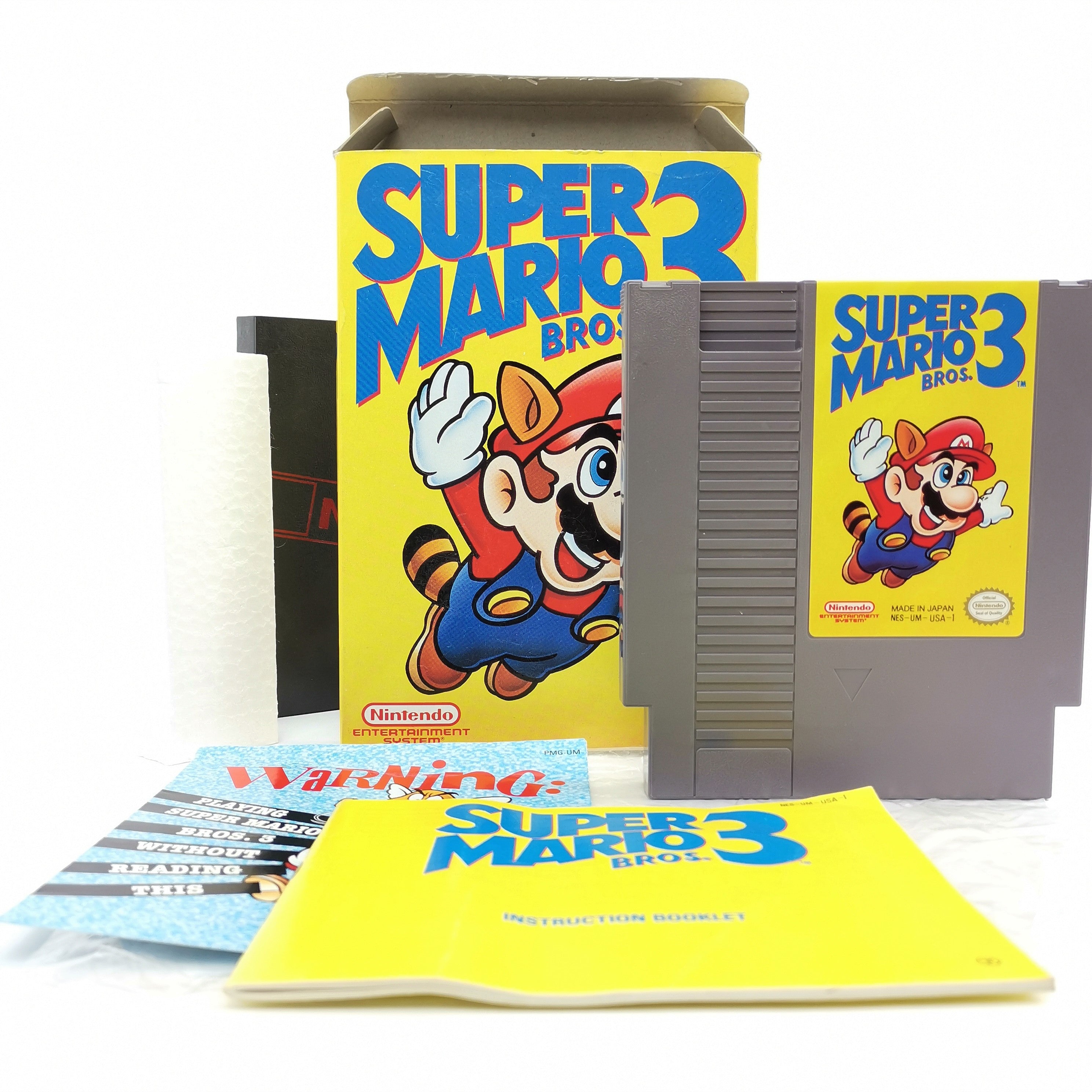 Nintendo Entertainment System Spiel: Super Mario Bros. 3 in OVP | NES NTSC USA
