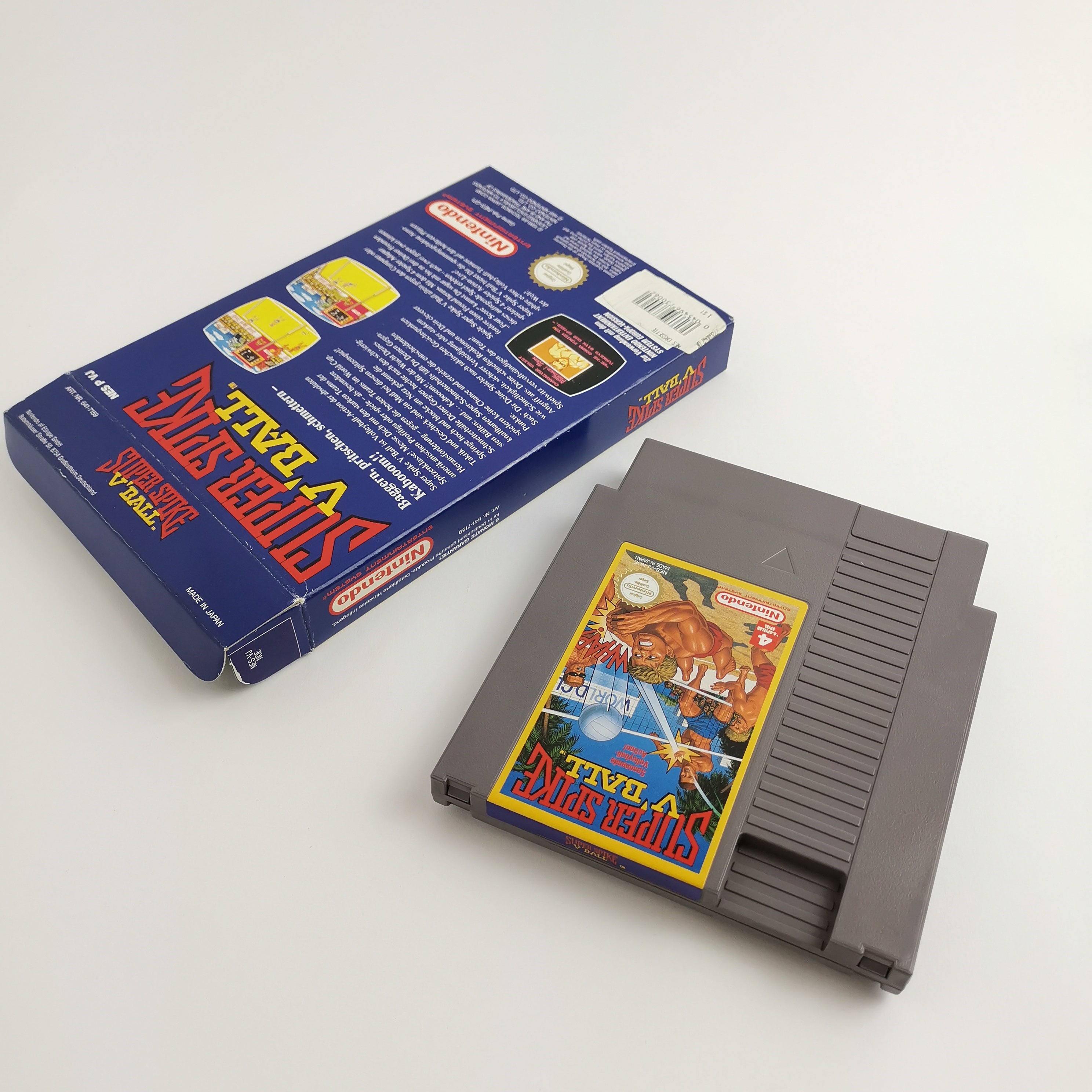 Nintendo Entertainment System Spiel: Super Spike V´Ball OVP ohne Anleitung NES
