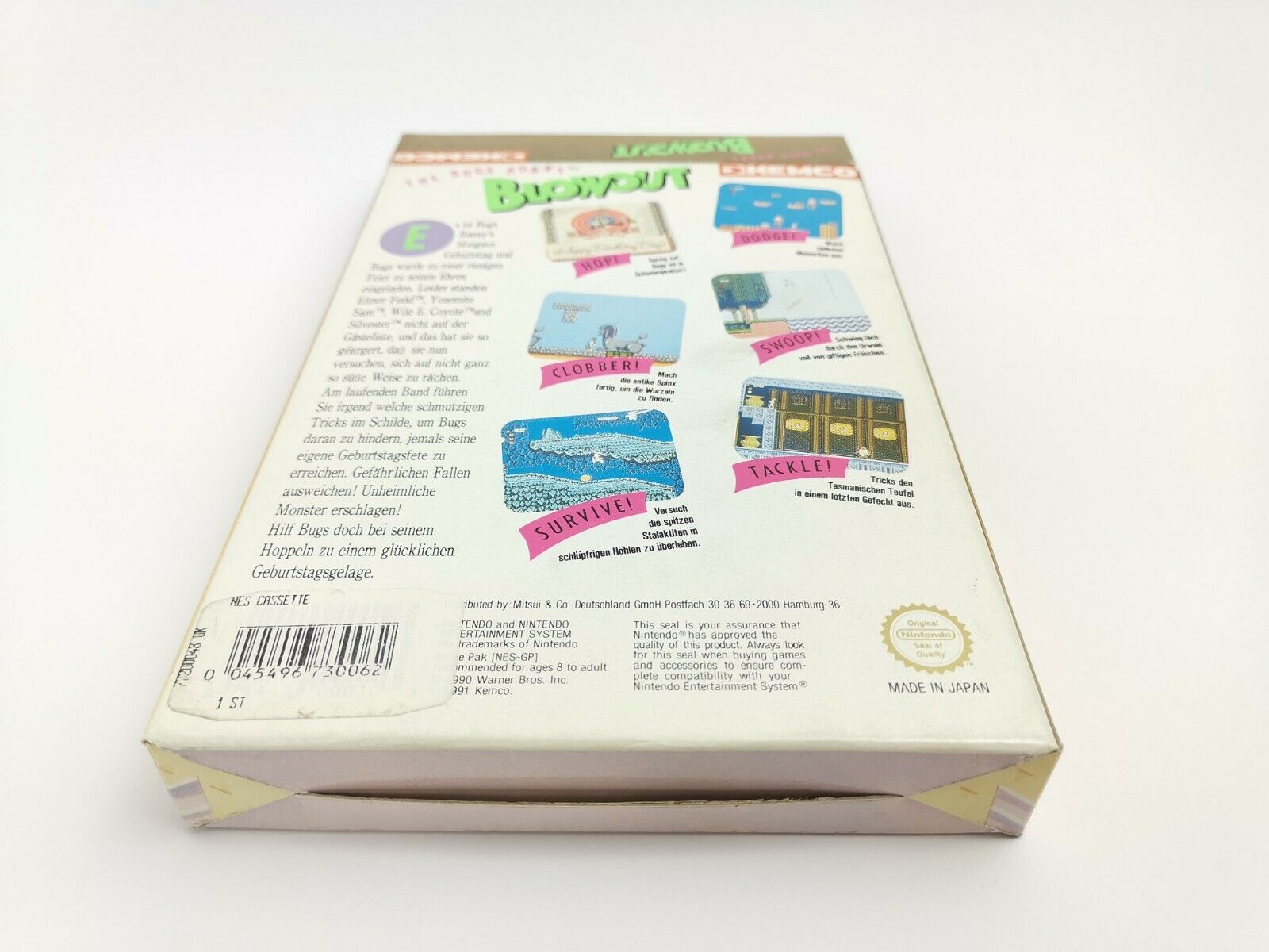 Nintendo Entertainment System Spiel – Bugs Bunny Blowout OVP