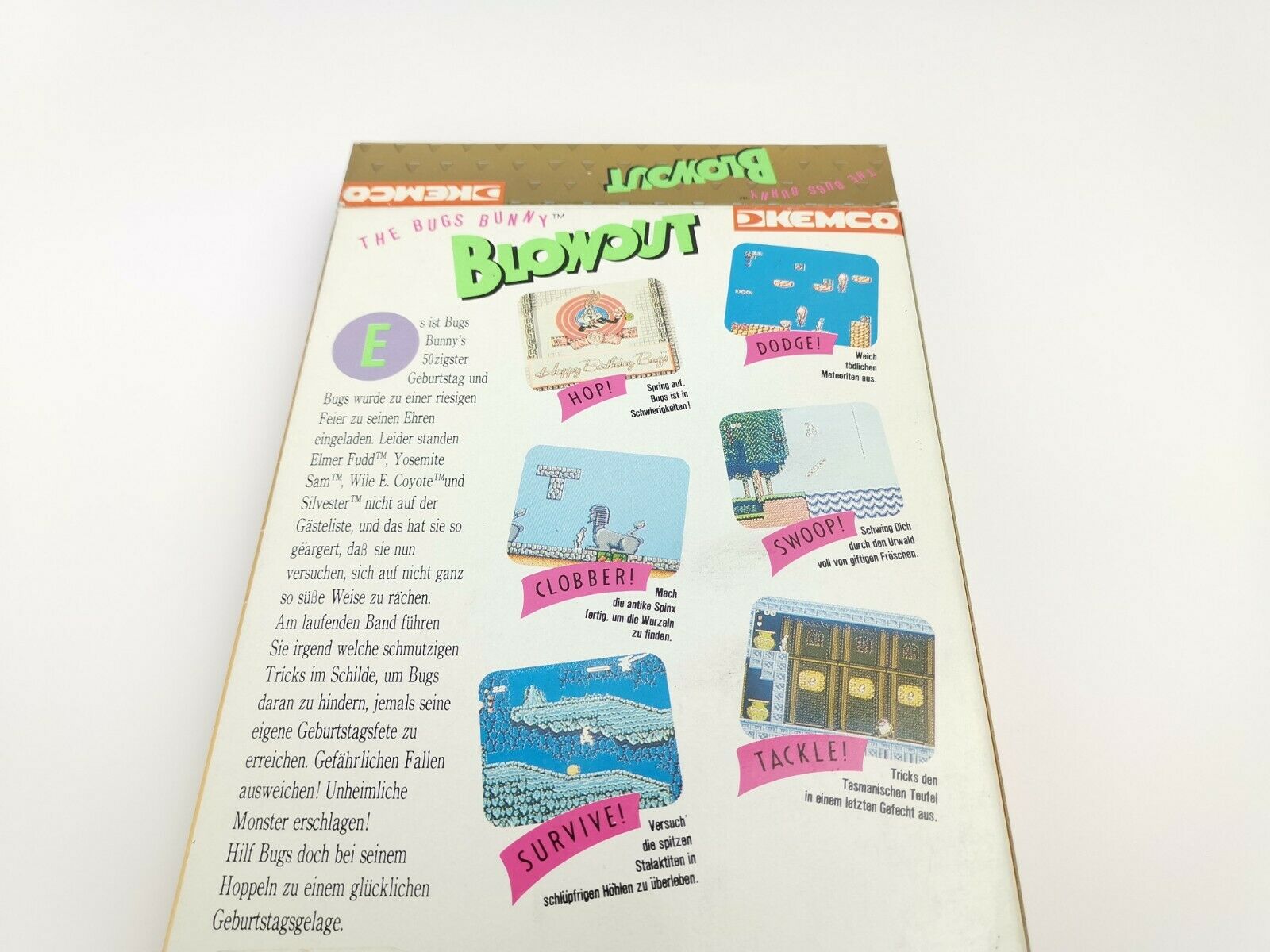 Nintendo Entertainment System Spiel – Bugs Bunny Blowout OVP