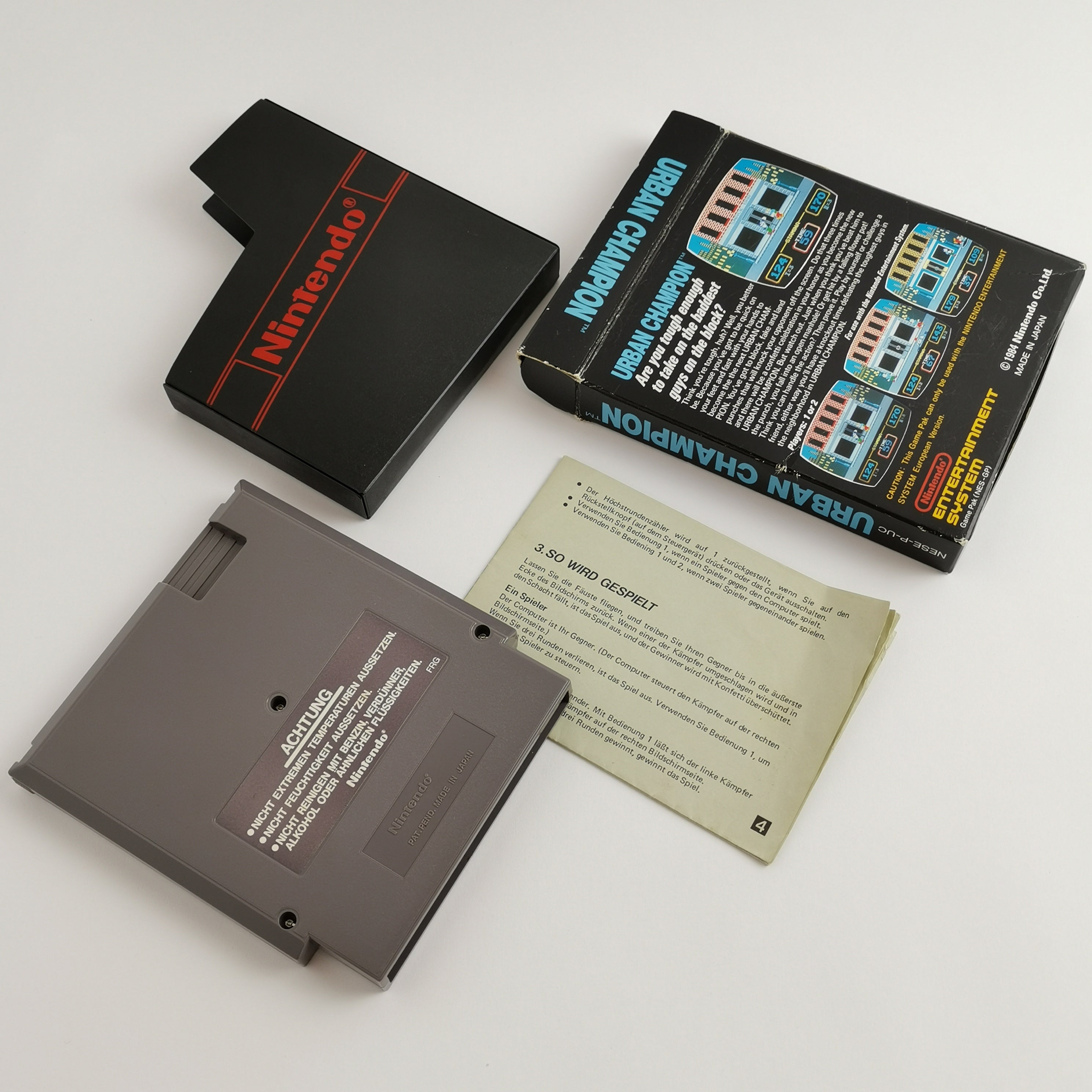 Nintendo Entertainment System Spiel: Urban Champion OVP | NES PAL Bienengräber