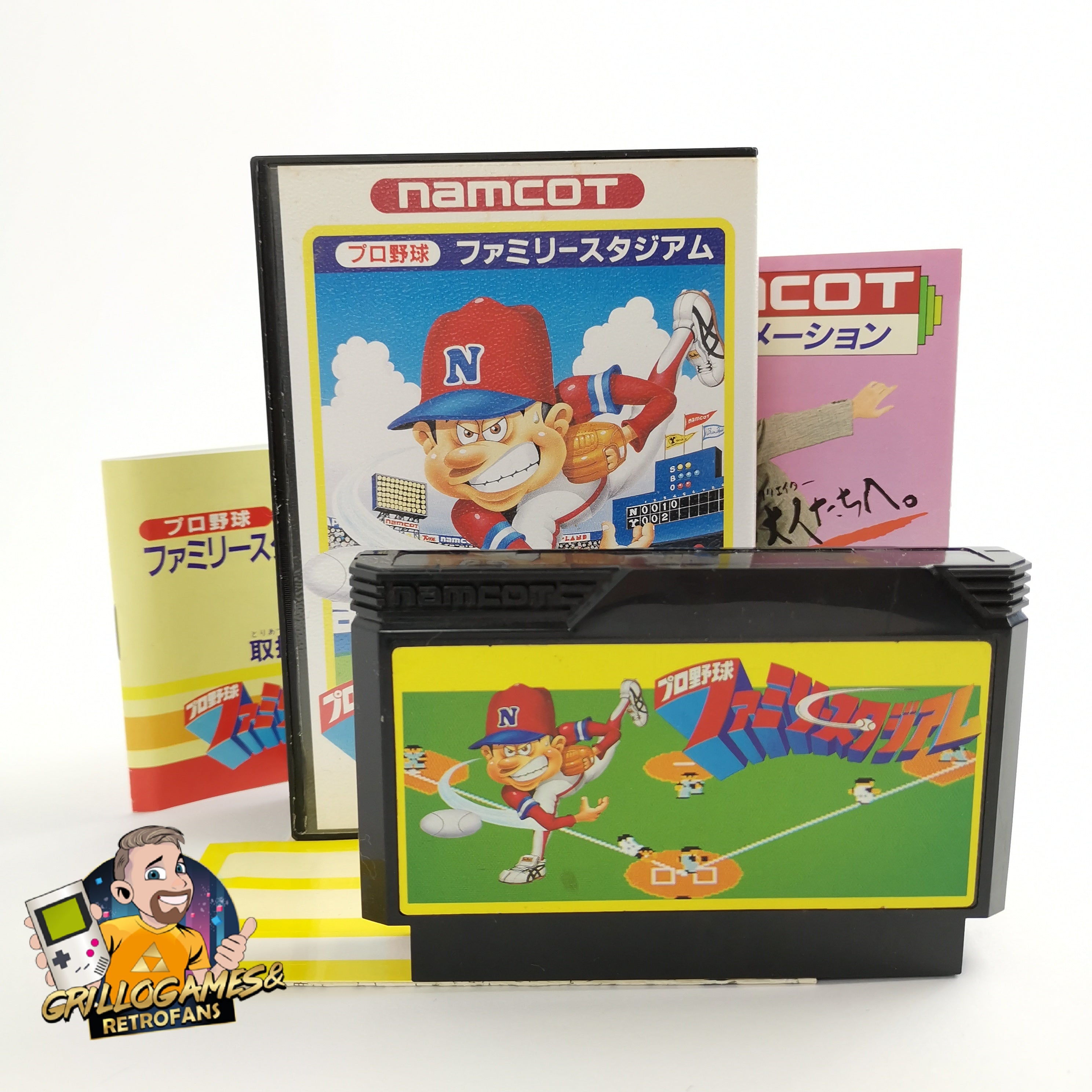 Nintendo Famicom Spiel – Yakyuu Family Stadium 87 OVP