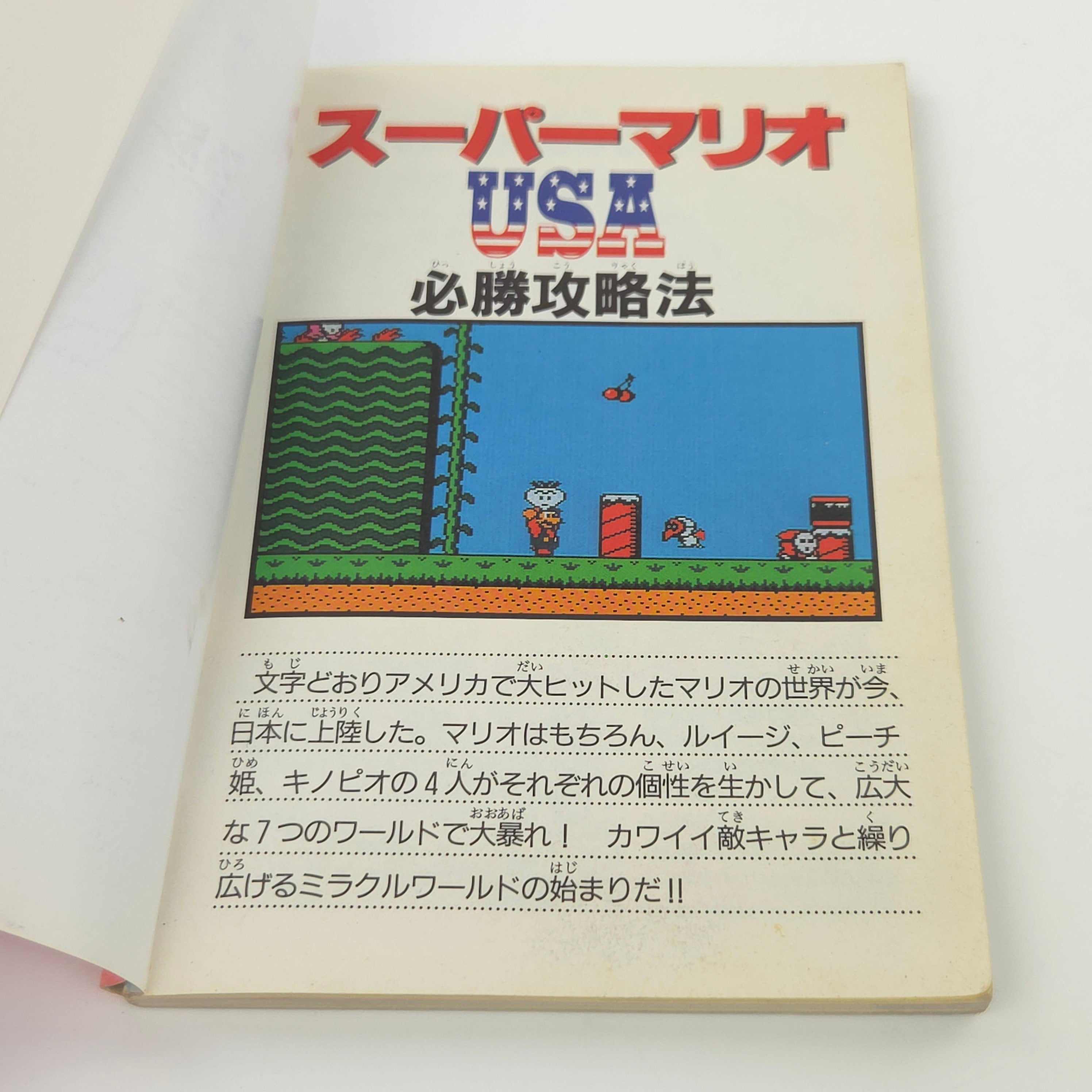 Nintendo Famicom Spiel – Super Mario USA Guide Buch Japan