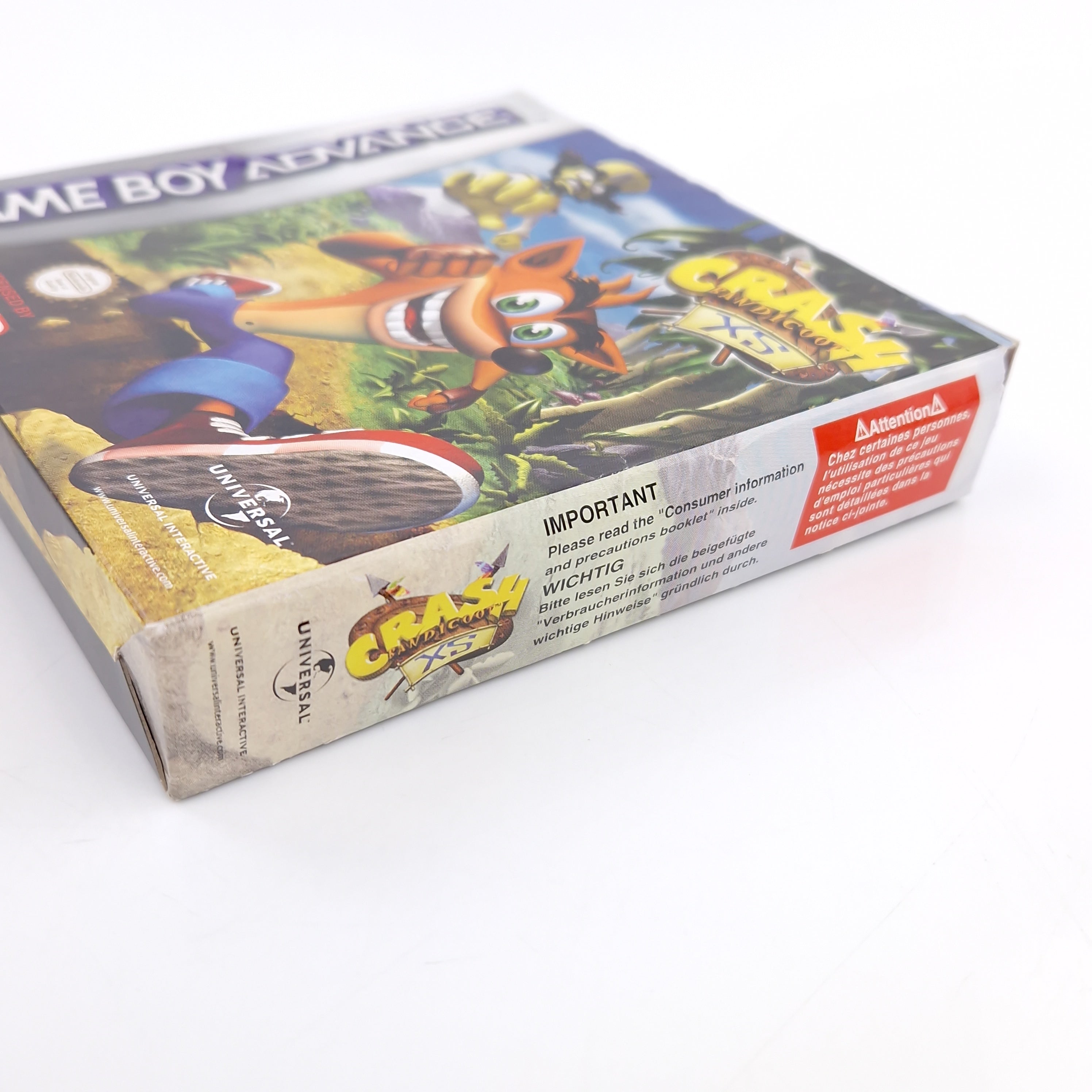 Game Boy Advance Spiel – Crash Bandicoot XS (OVP PAL)