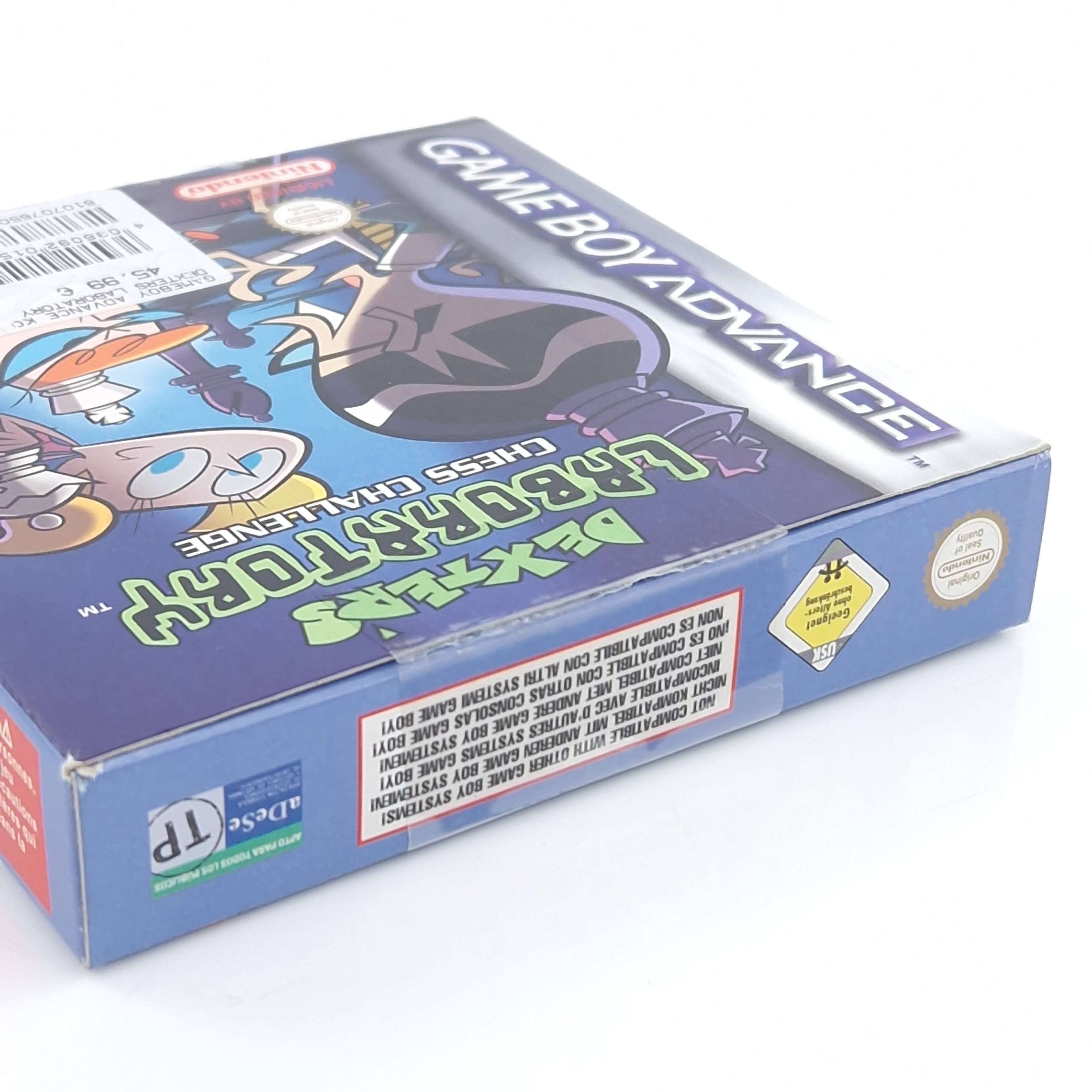 Game Boy Advance Spiel – Dexters Laboratory Chess Challenge OVP