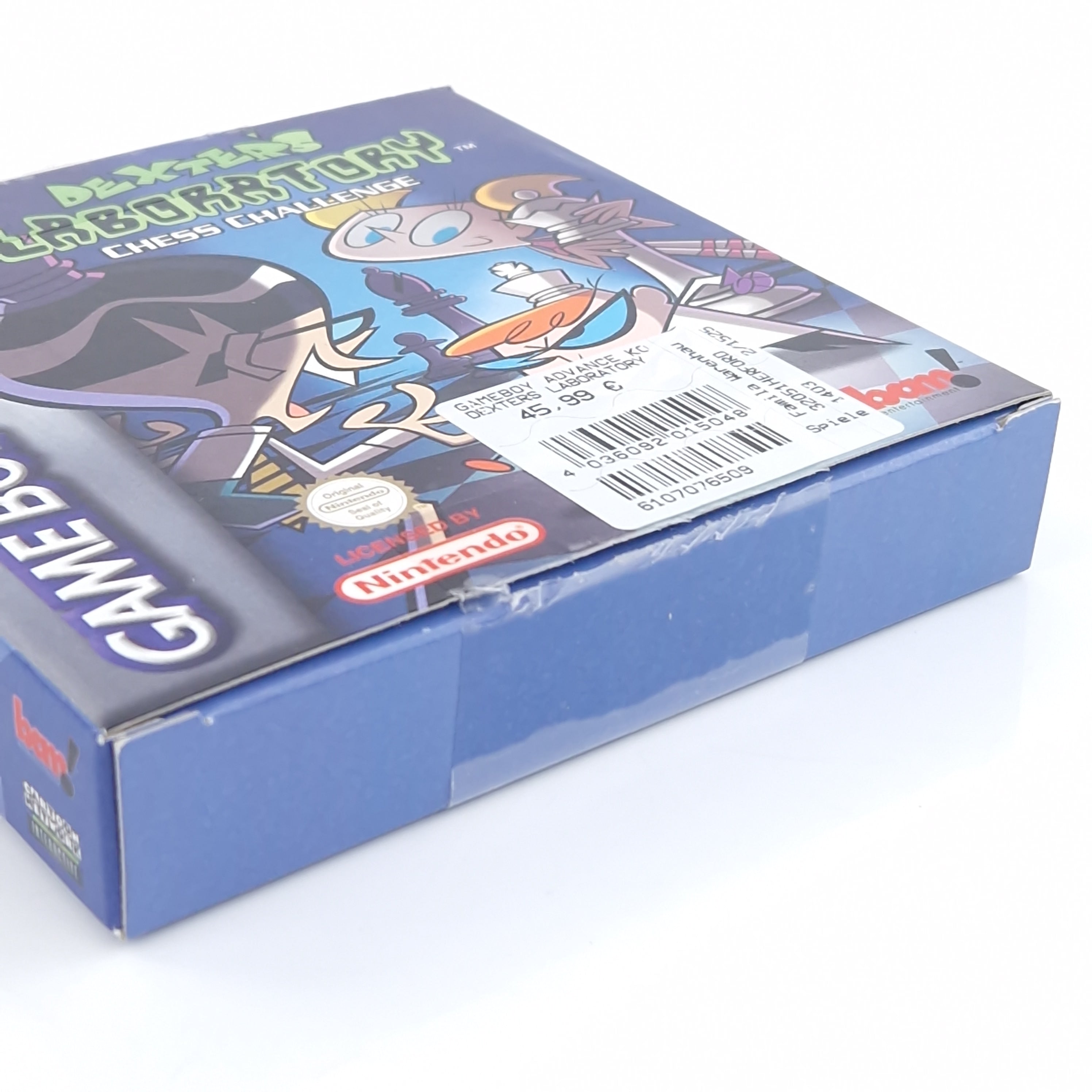 Game Boy Advance Spiel – Dexters Laboratory Chess Challenge OVP
