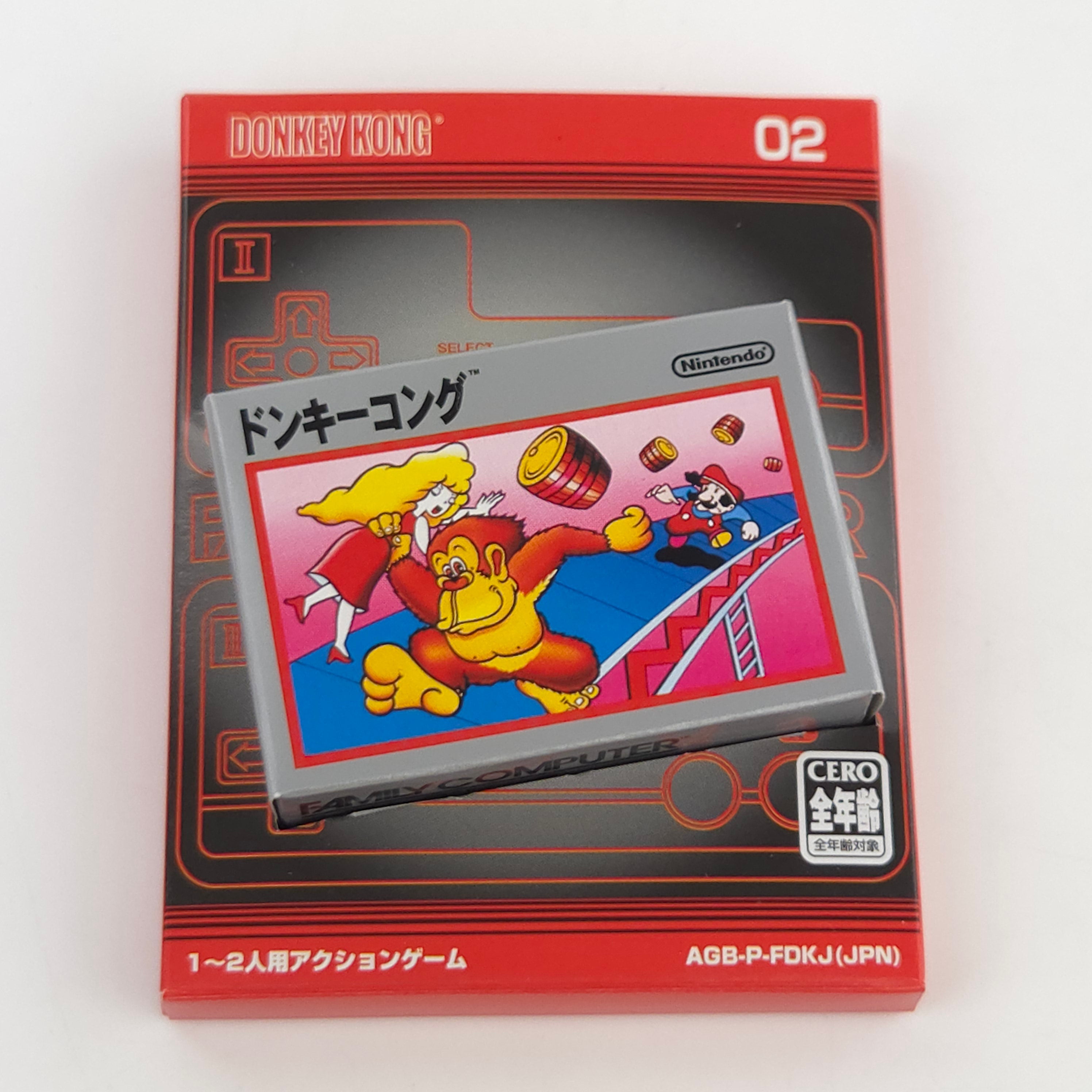 Game Boy Advance Spiel Donkey Kong Famicom Mini OVP