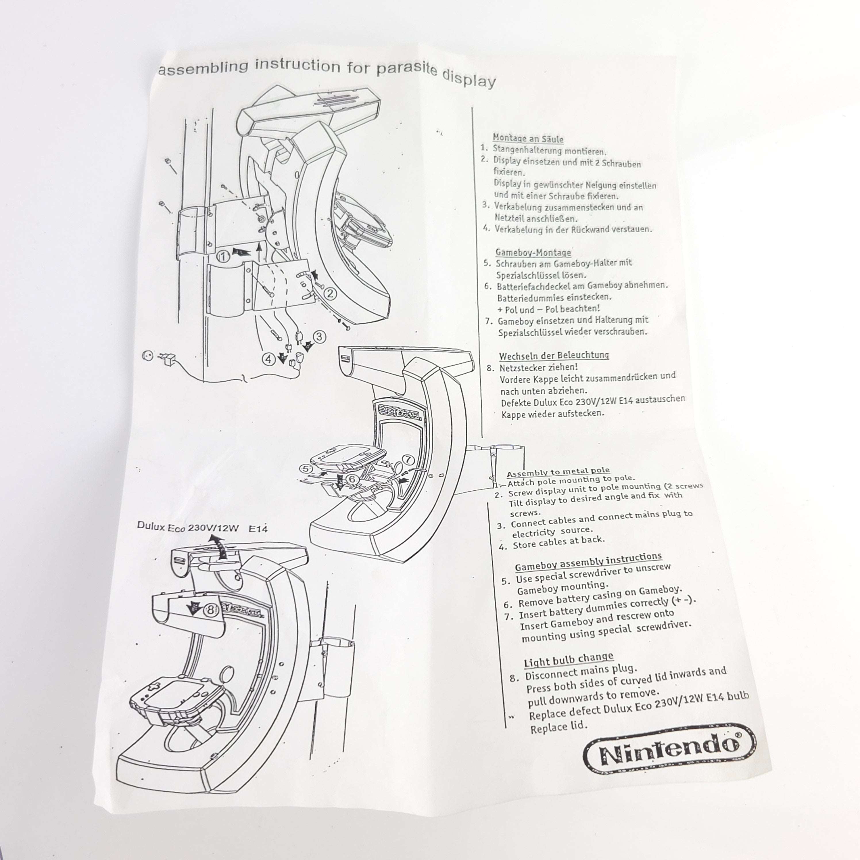 Game Boy Advance Konsole – AGB Interactive Unit Händler