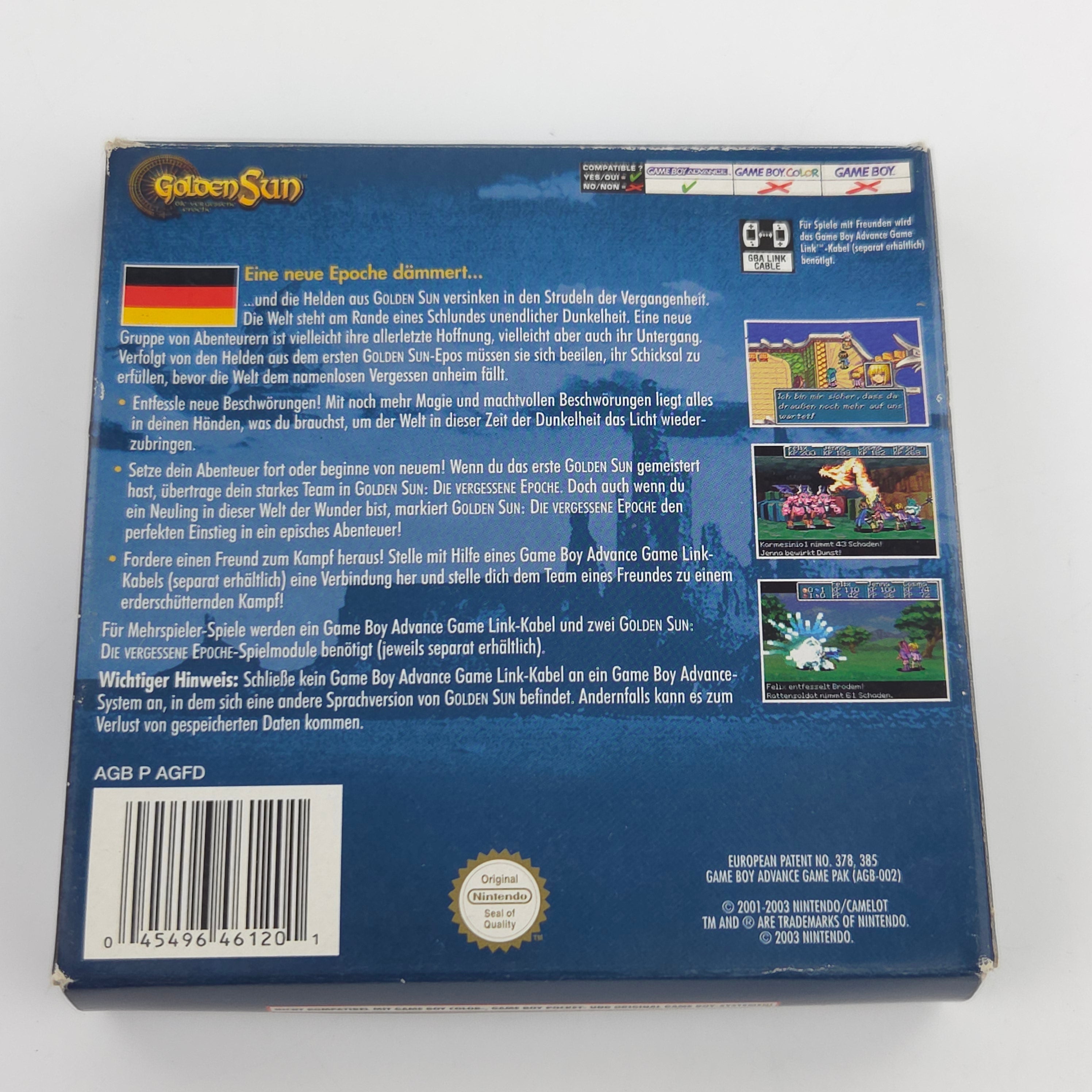 Game Boy Advance Spiel – Golden Sun vergessene Epoche