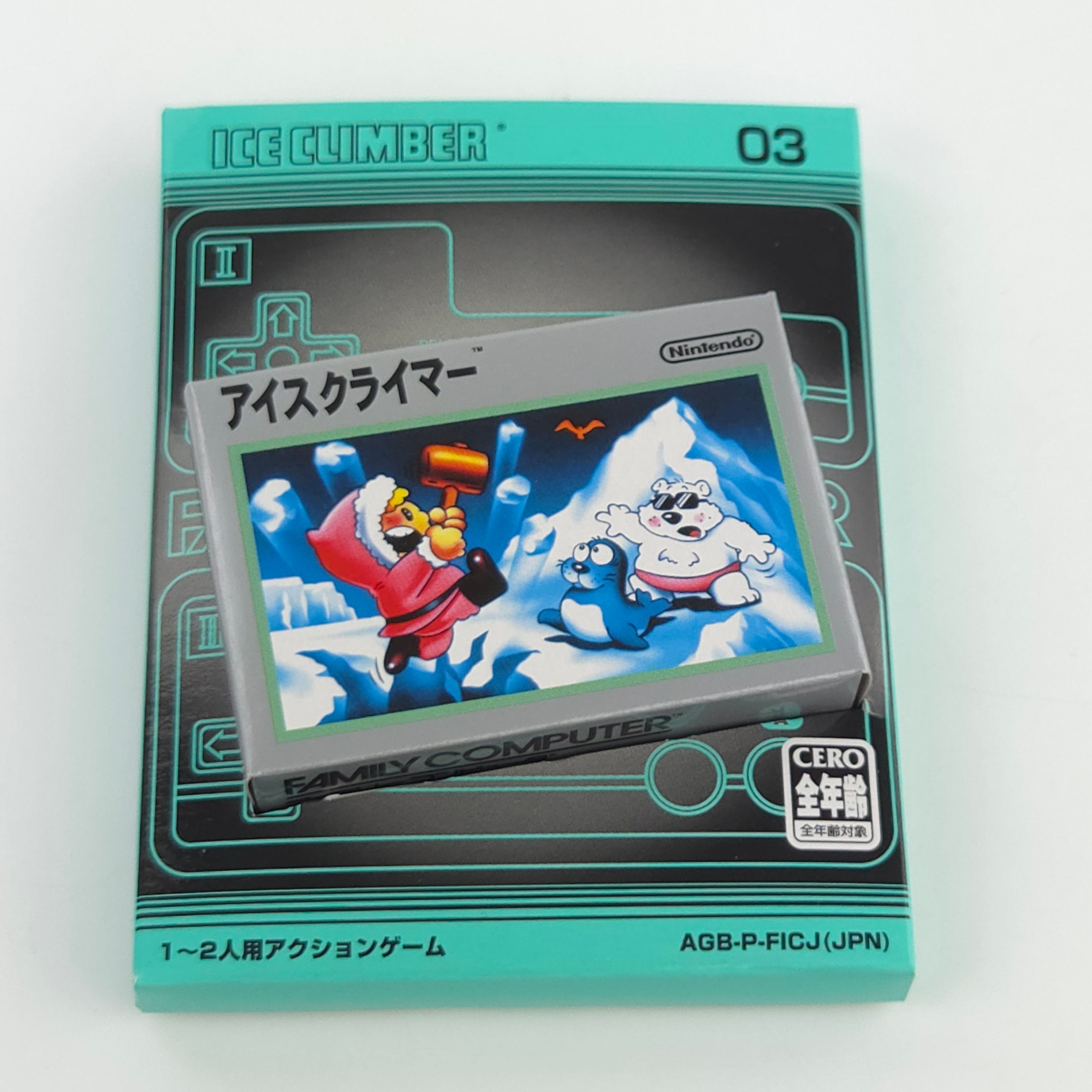 Game Boy Advance Spiel Ice Climber Famicom Mini OVP