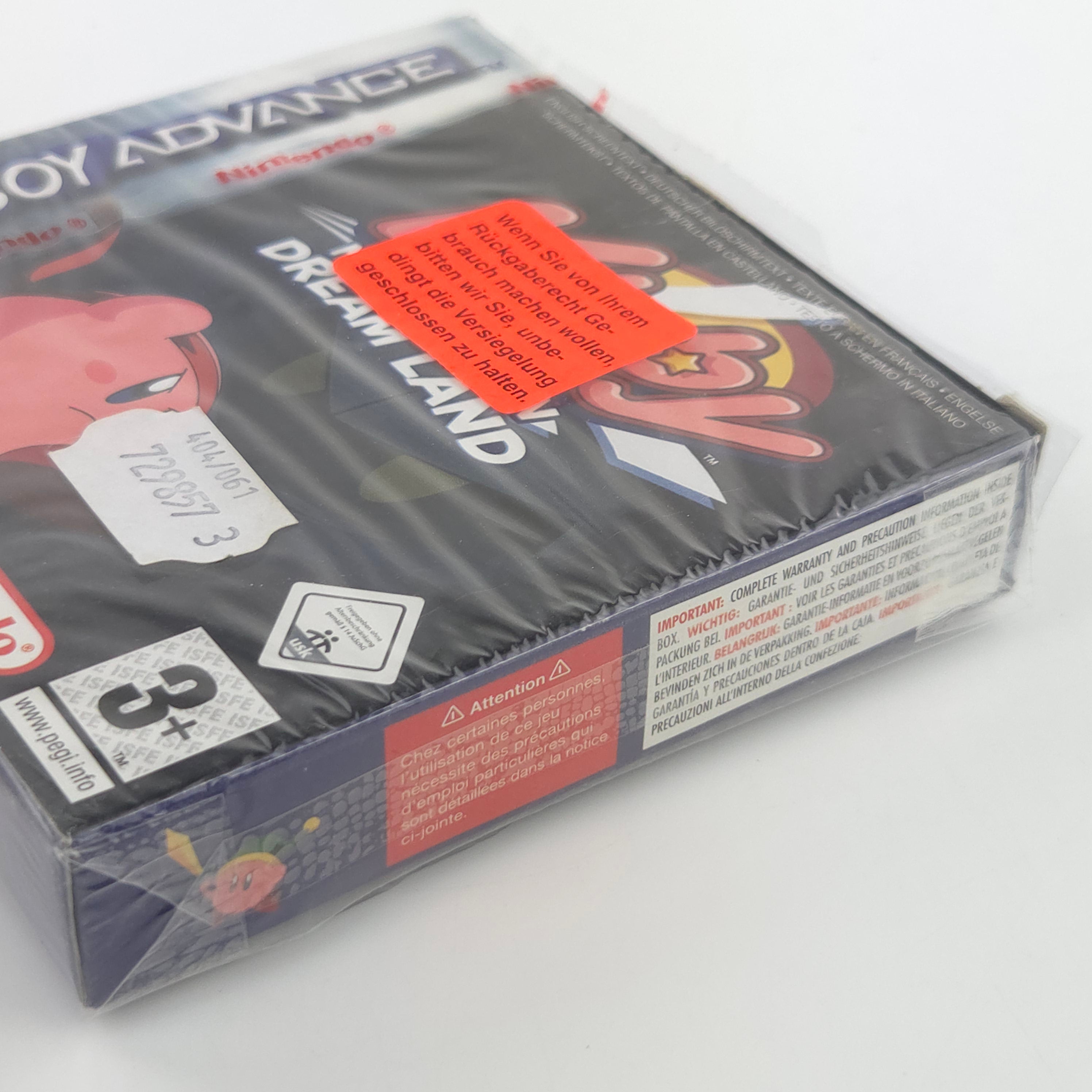 Game Boy Advance Spiel Kirby Nightmare in Dream Land OVP