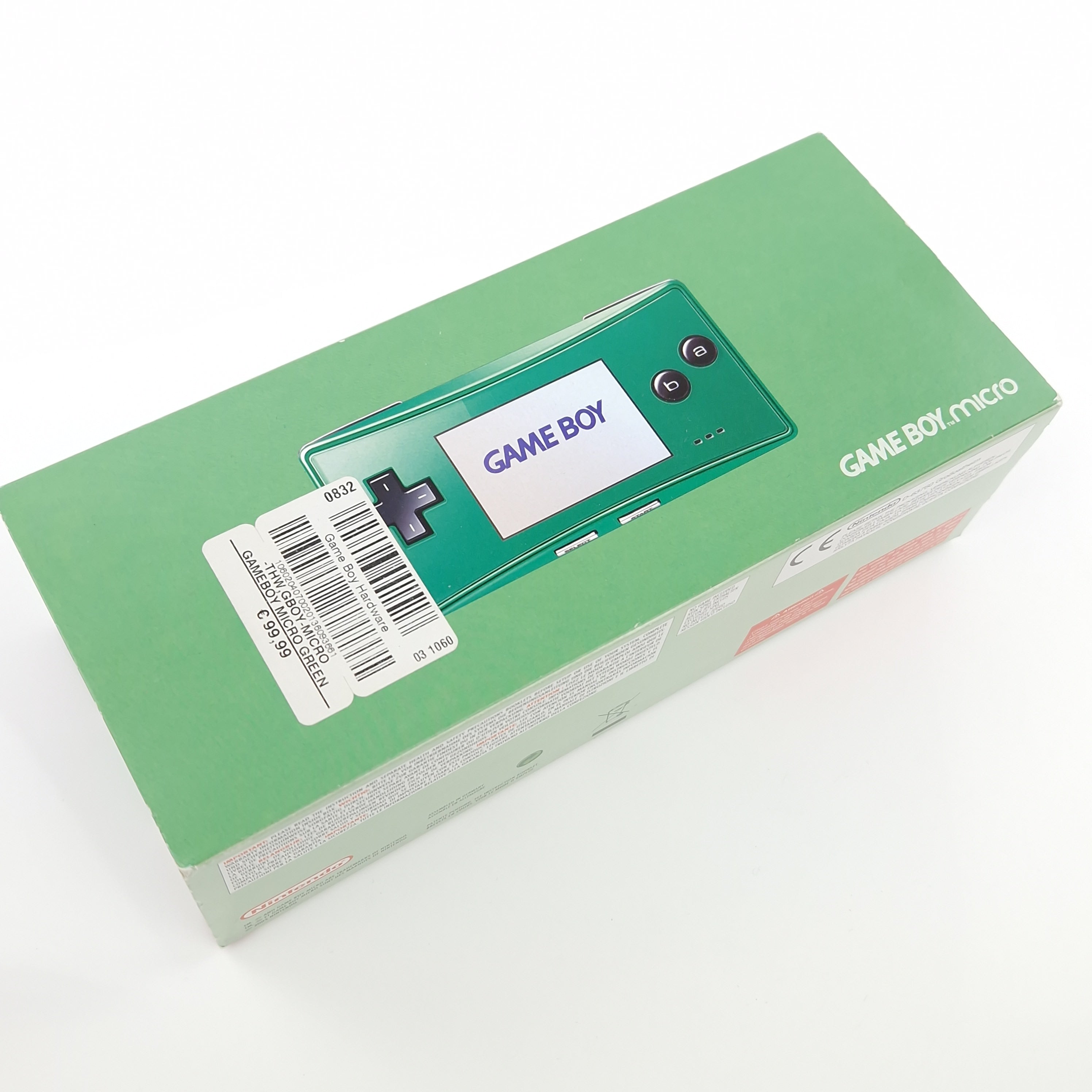 Game Boy Advance Konsole – Gameboy Micro Grün (OVP PAL)