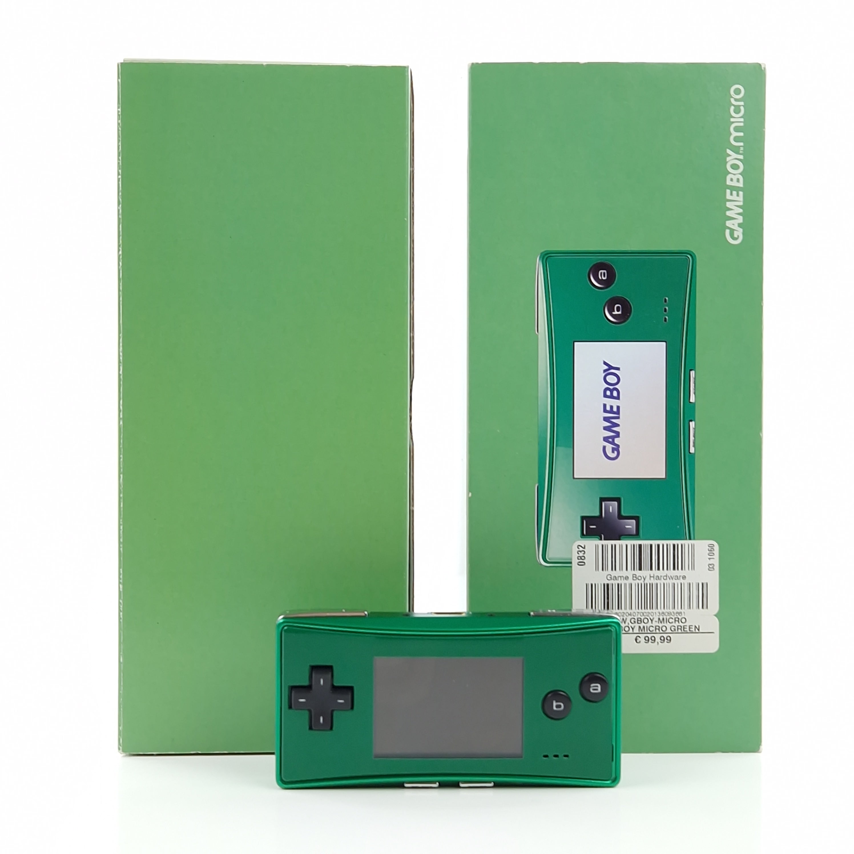 Game Boy Advance Konsole – Gameboy Micro Grün (OVP PAL)