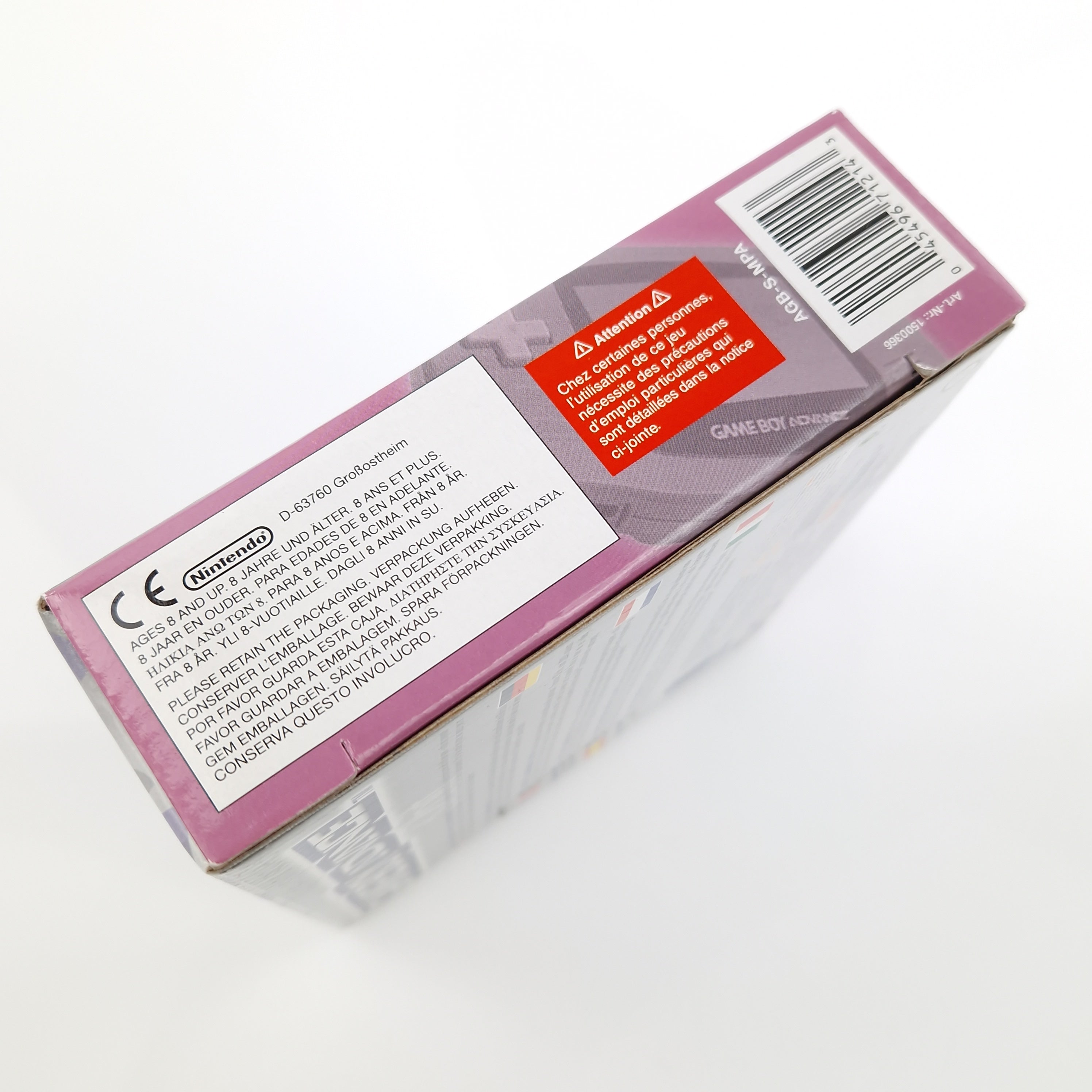 Nintendo Game Boy Advance Konsole Rosa Wide Color (OVP)