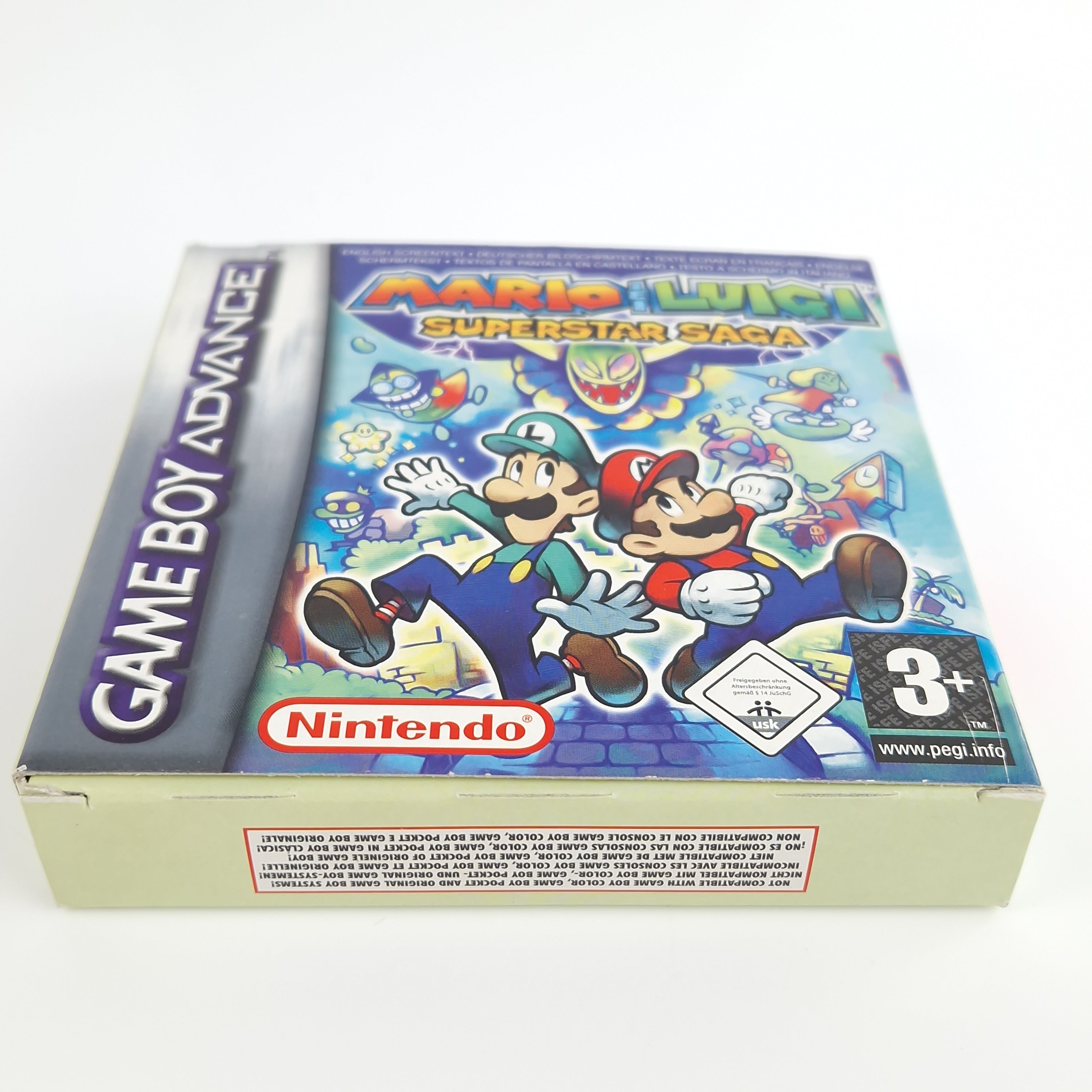 Game Boy Advance Spiel – Mario Luigi Superstar Saga OVP