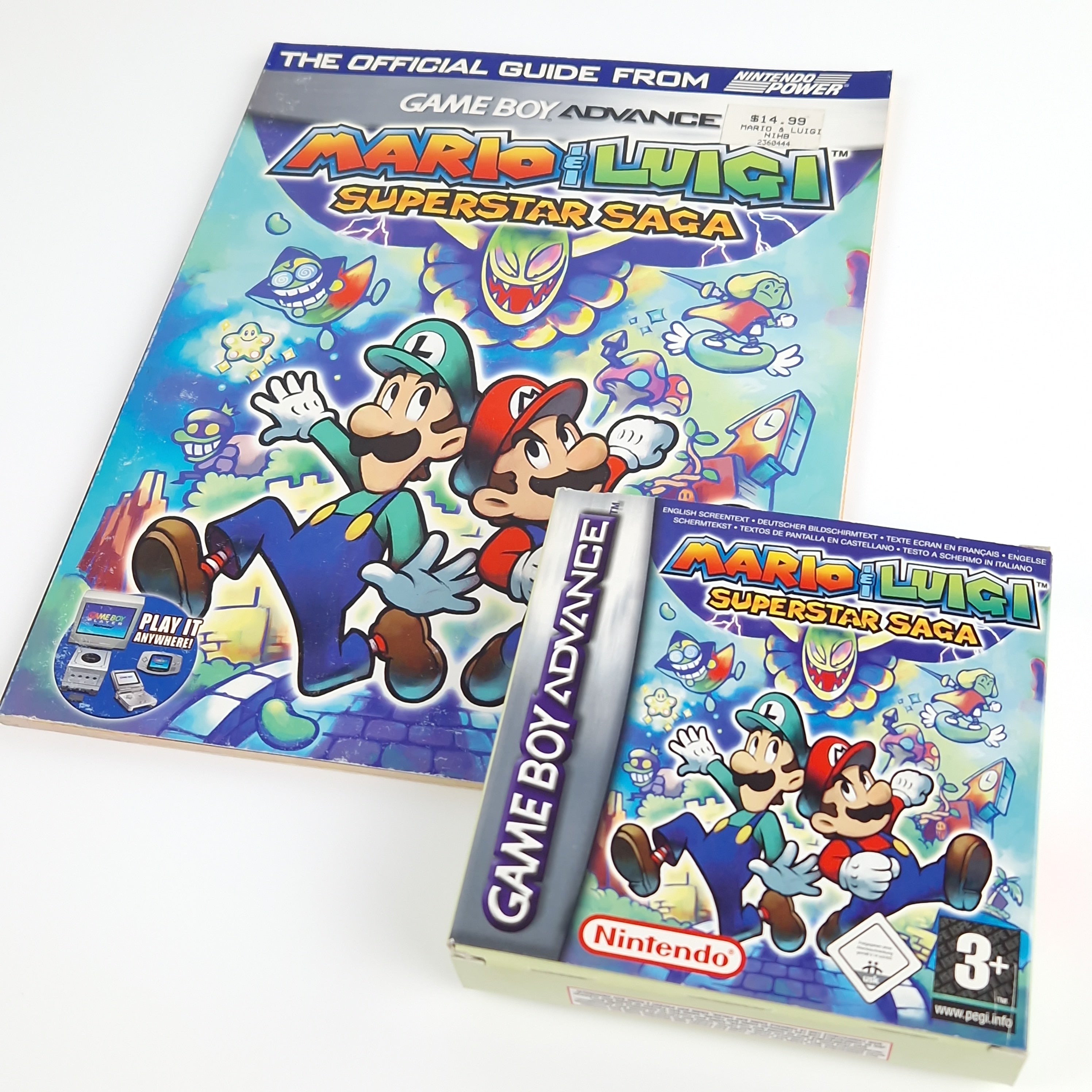 Game Boy Advance Spiel – Mario Luigi Superstar Saga OVP