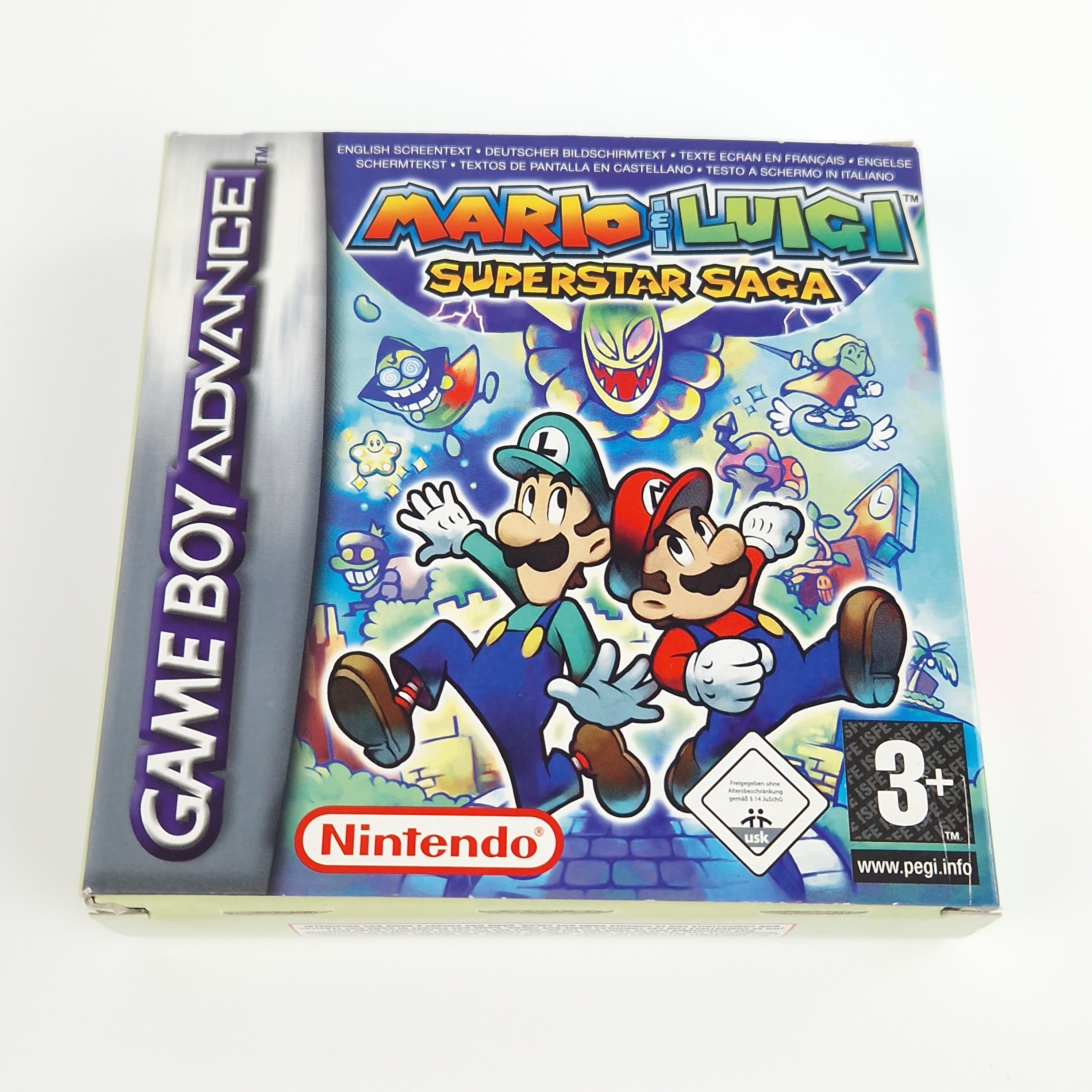 Game Boy Advance Spiel – Mario Luigi Superstar Saga OVP