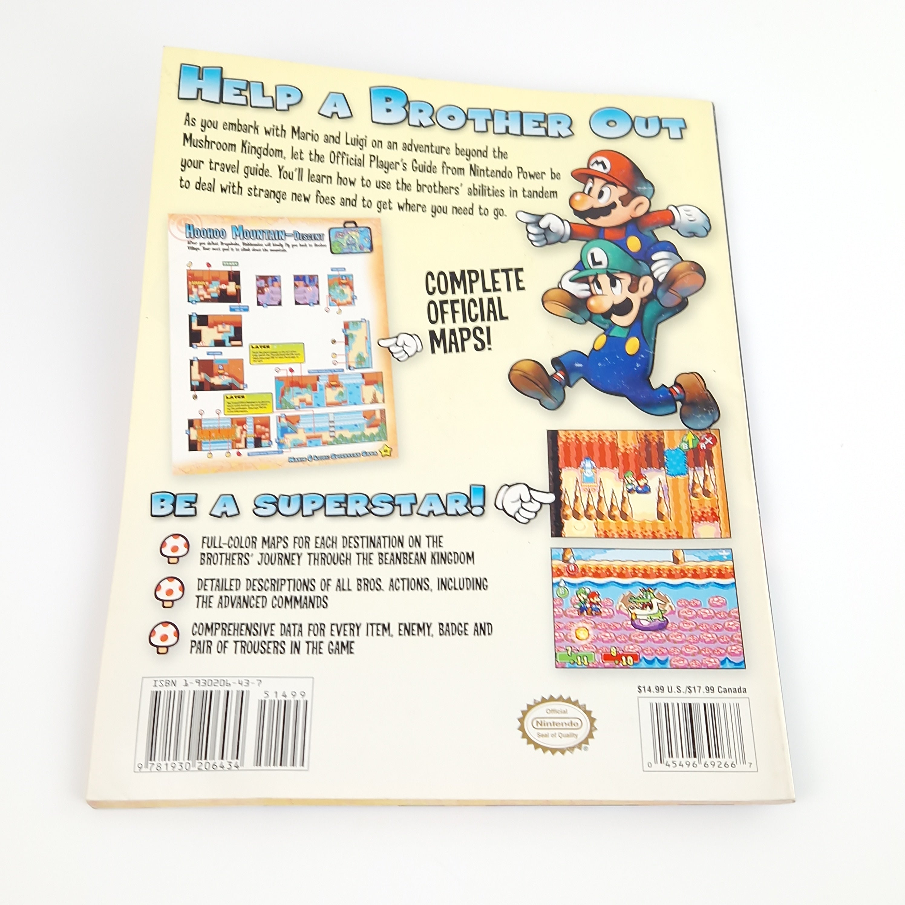 Game Boy Advance Spiel – Mario Luigi Superstar Saga OVP