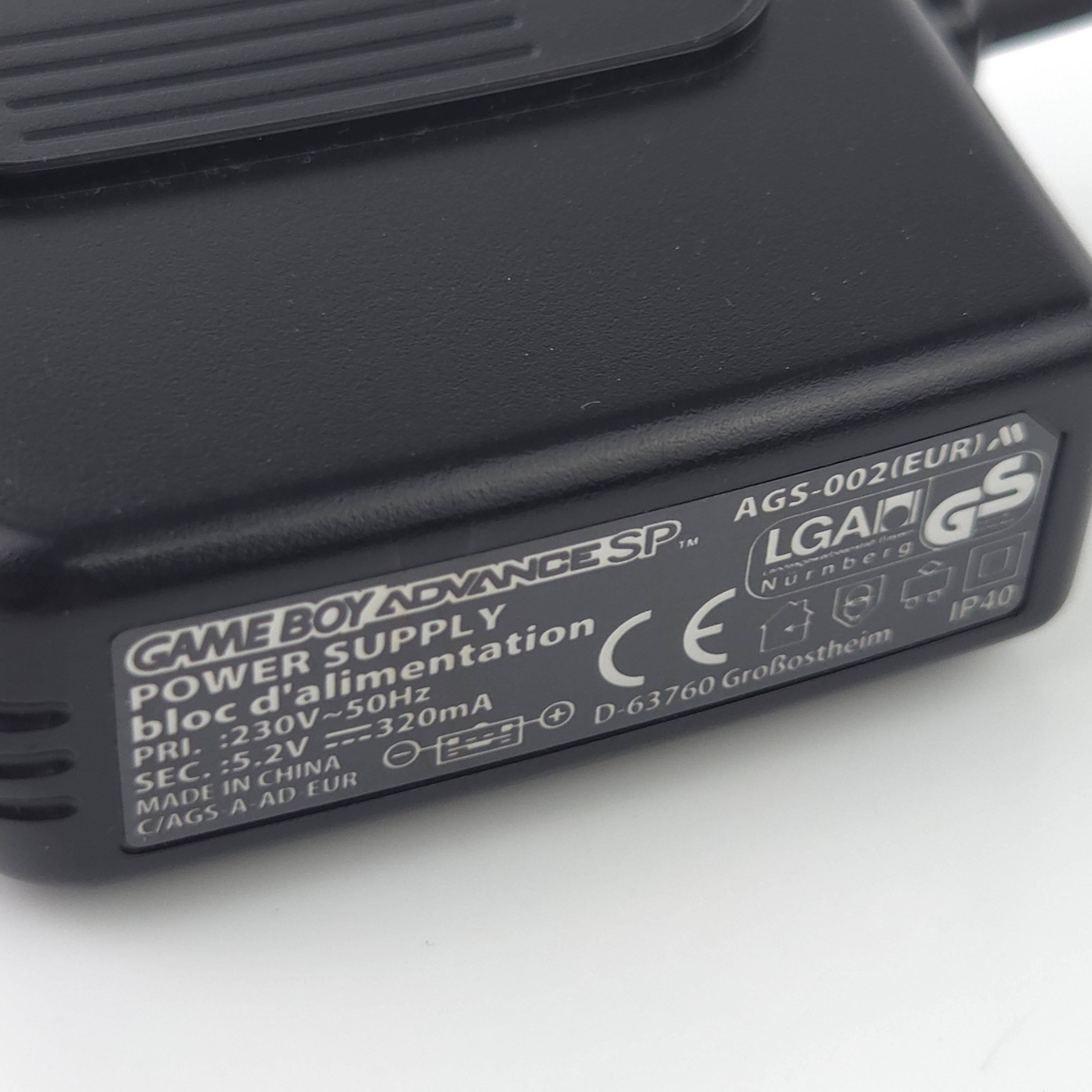 Nintendo Game Boy Advance SP Konsole Schwarz PAL