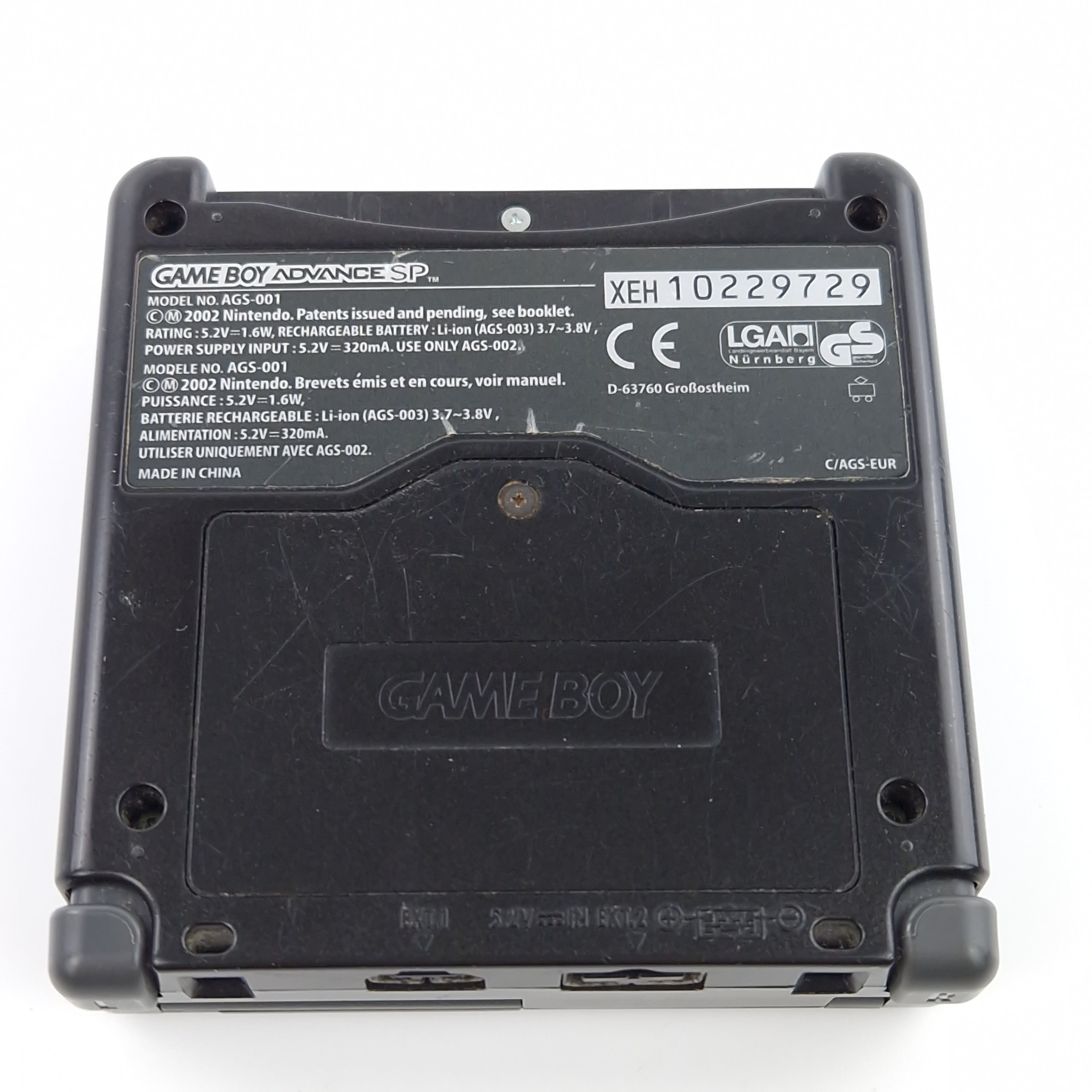 Game Boy Advance Konsole – Advance SP Schwarz OVP PAL