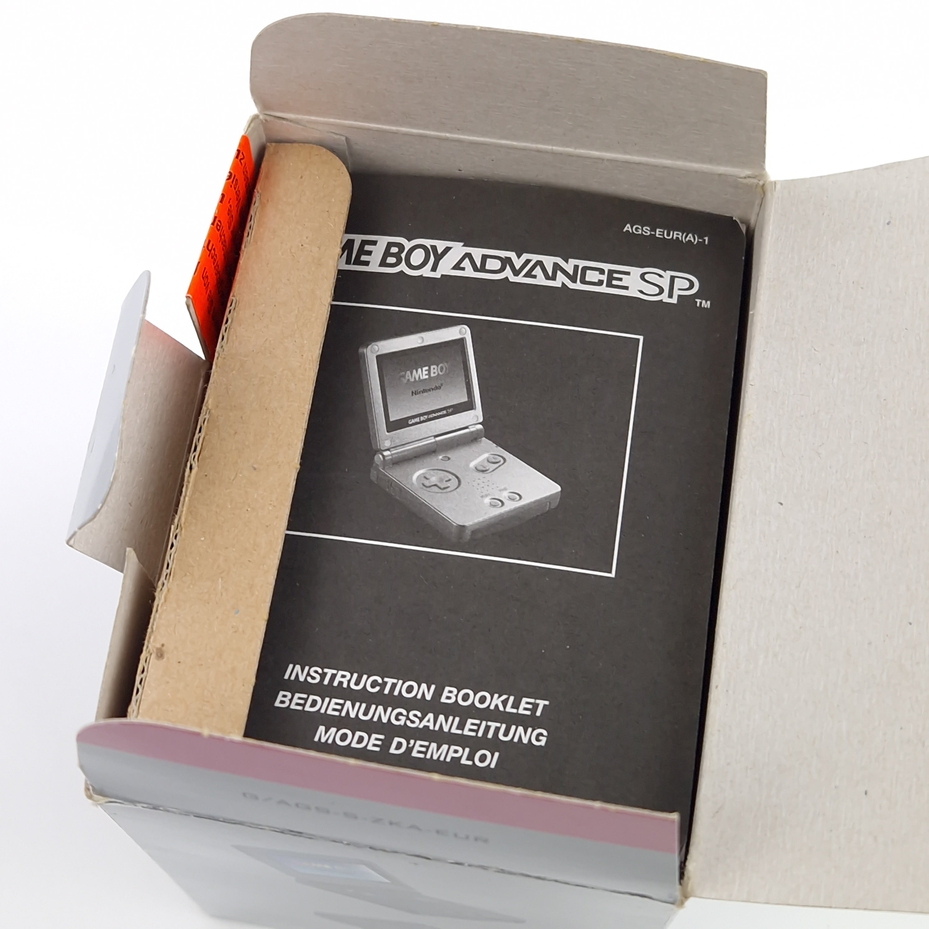 Game Boy Advance Konsole – Advance SP Schwarz OVP PAL