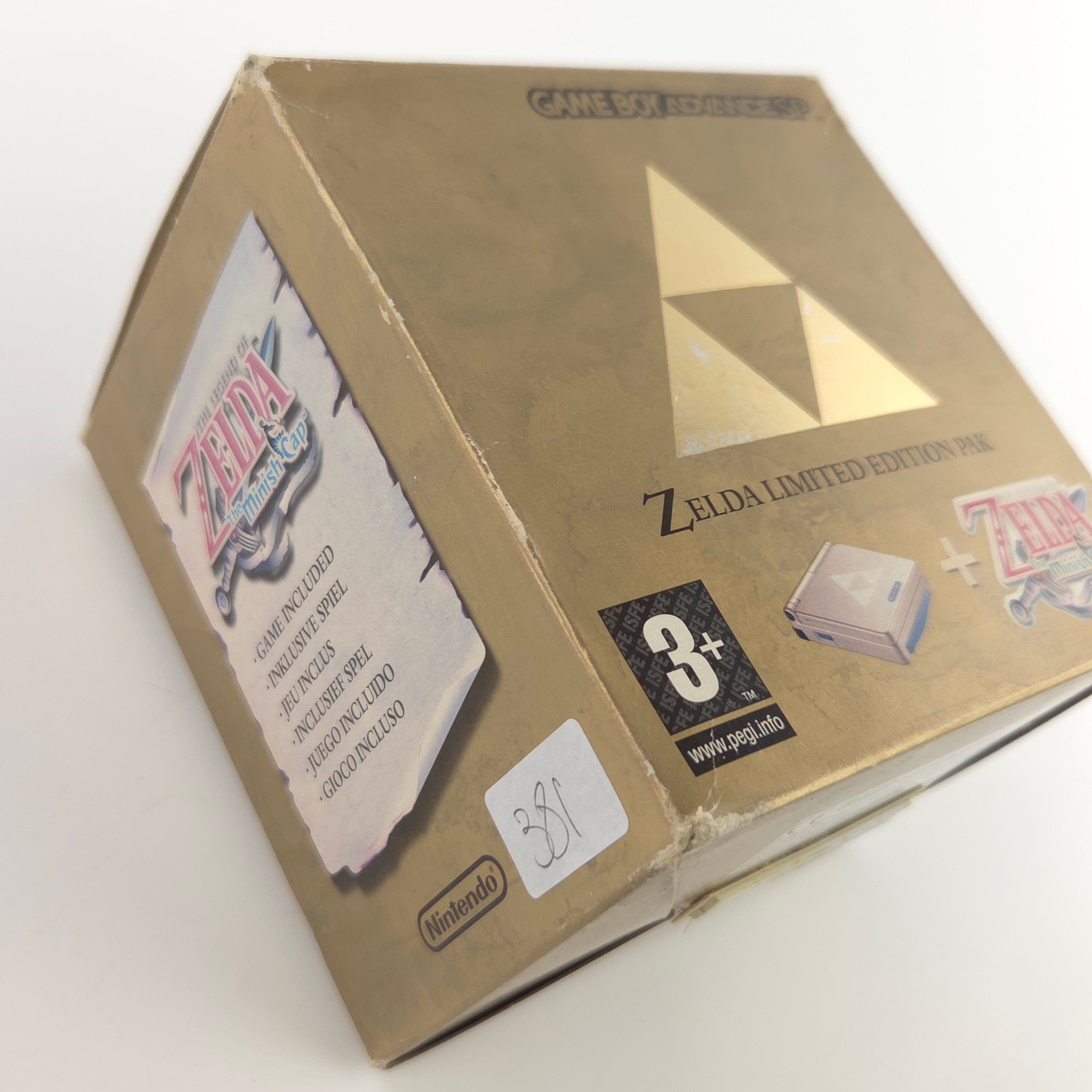 Game Boy Advance Konsole – Zelda Limited Edition Pak OVP