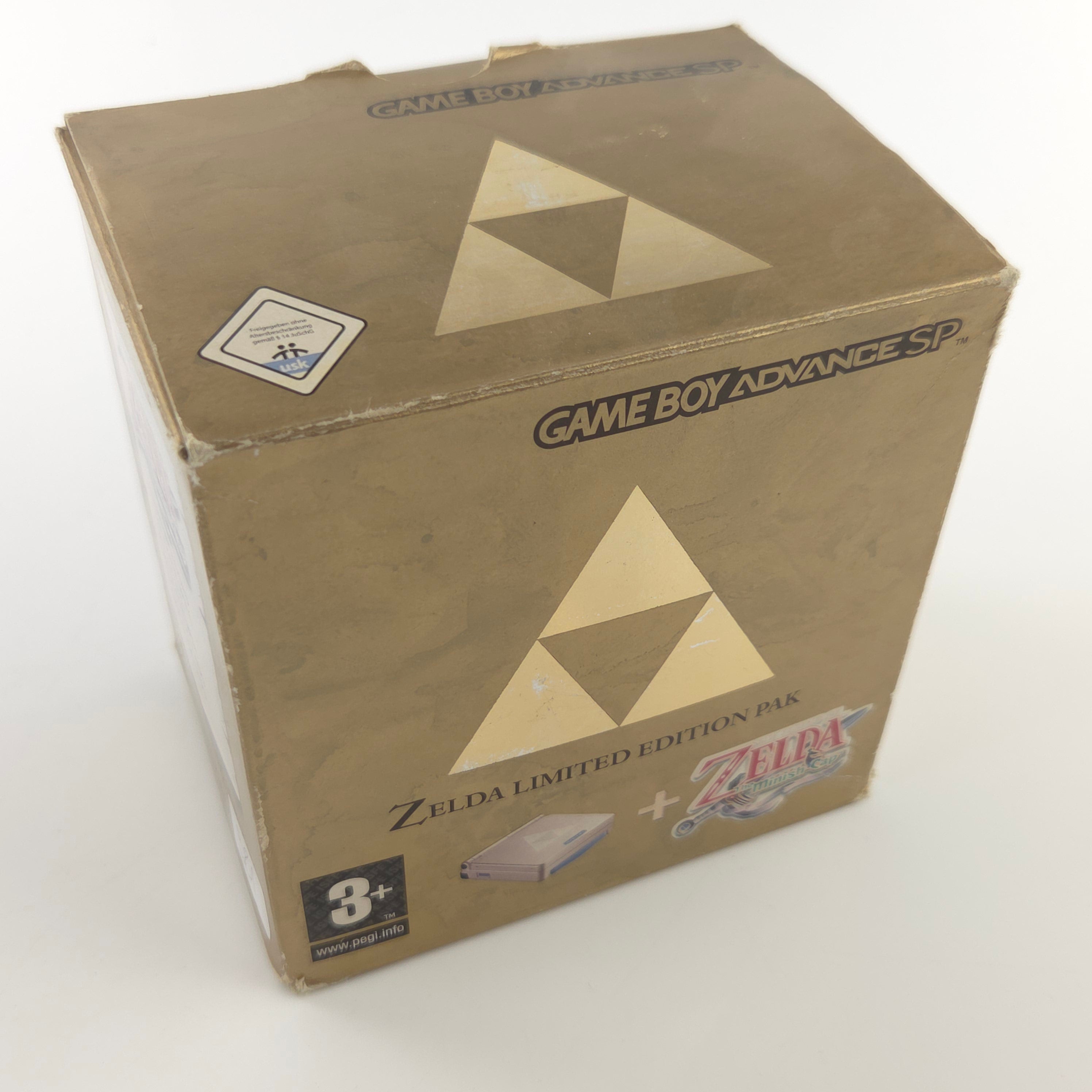 Game Boy Advance Konsole – Zelda Limited Edition Pak OVP