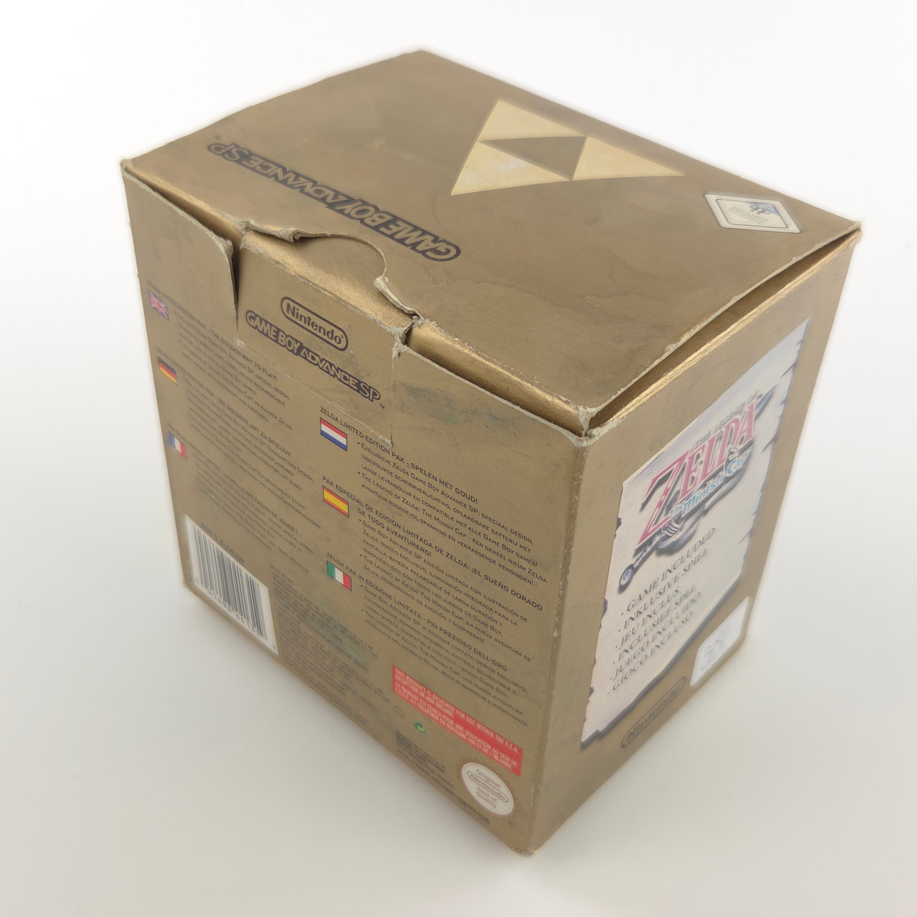 Game Boy Advance Konsole – Zelda Limited Edition Pak OVP