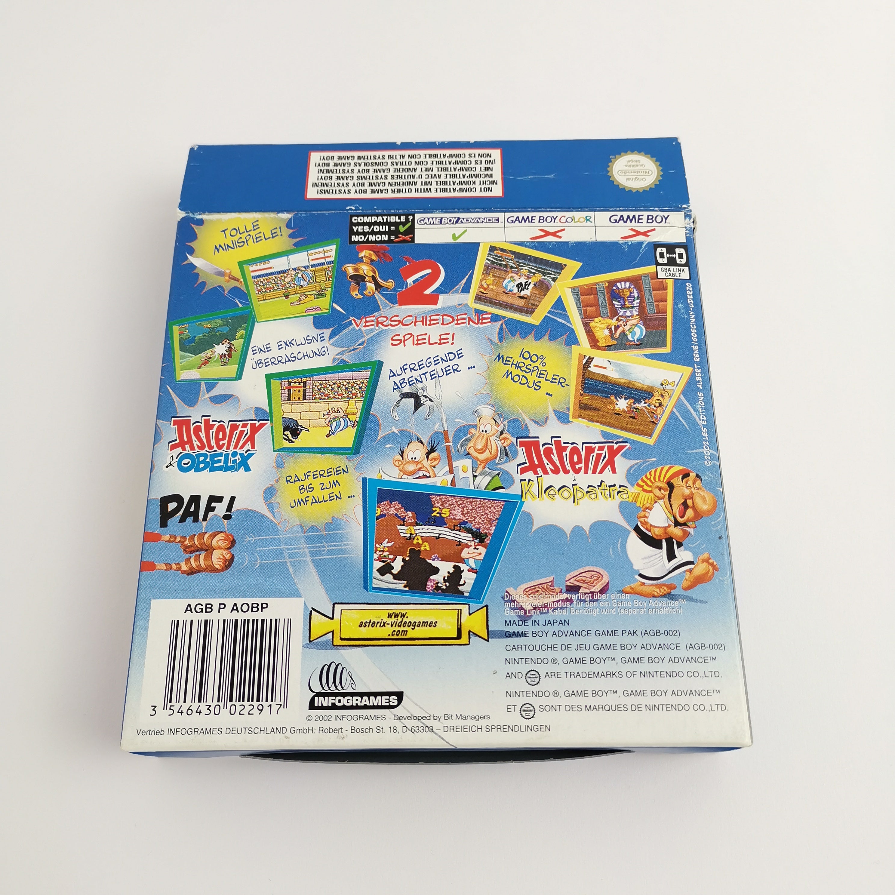 Nintendo Game Boy Advance Spiel – Asterix & Obelix OVP PAL