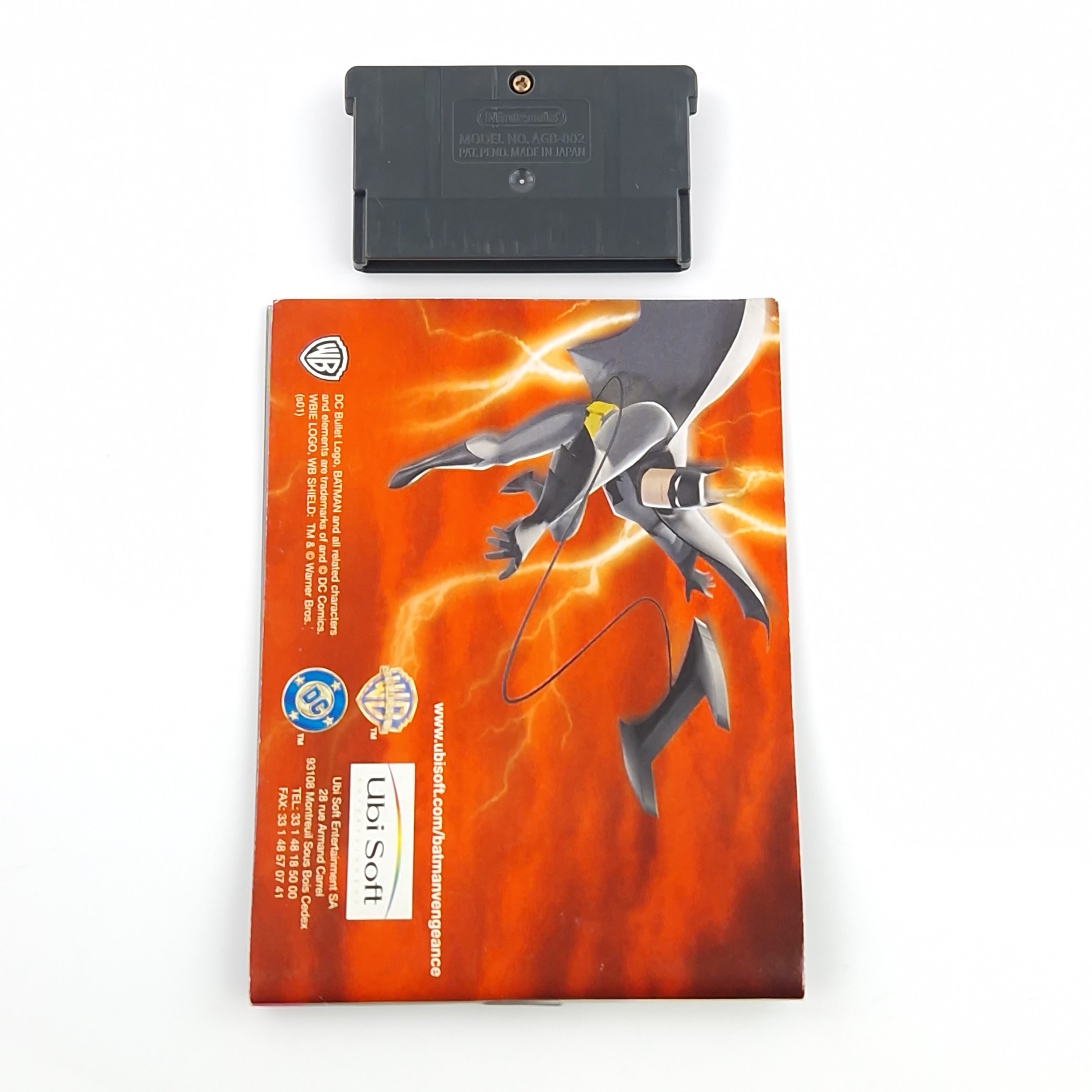 Game Boy Advance Spiel – Batman Vengeance Modul + Anleitung