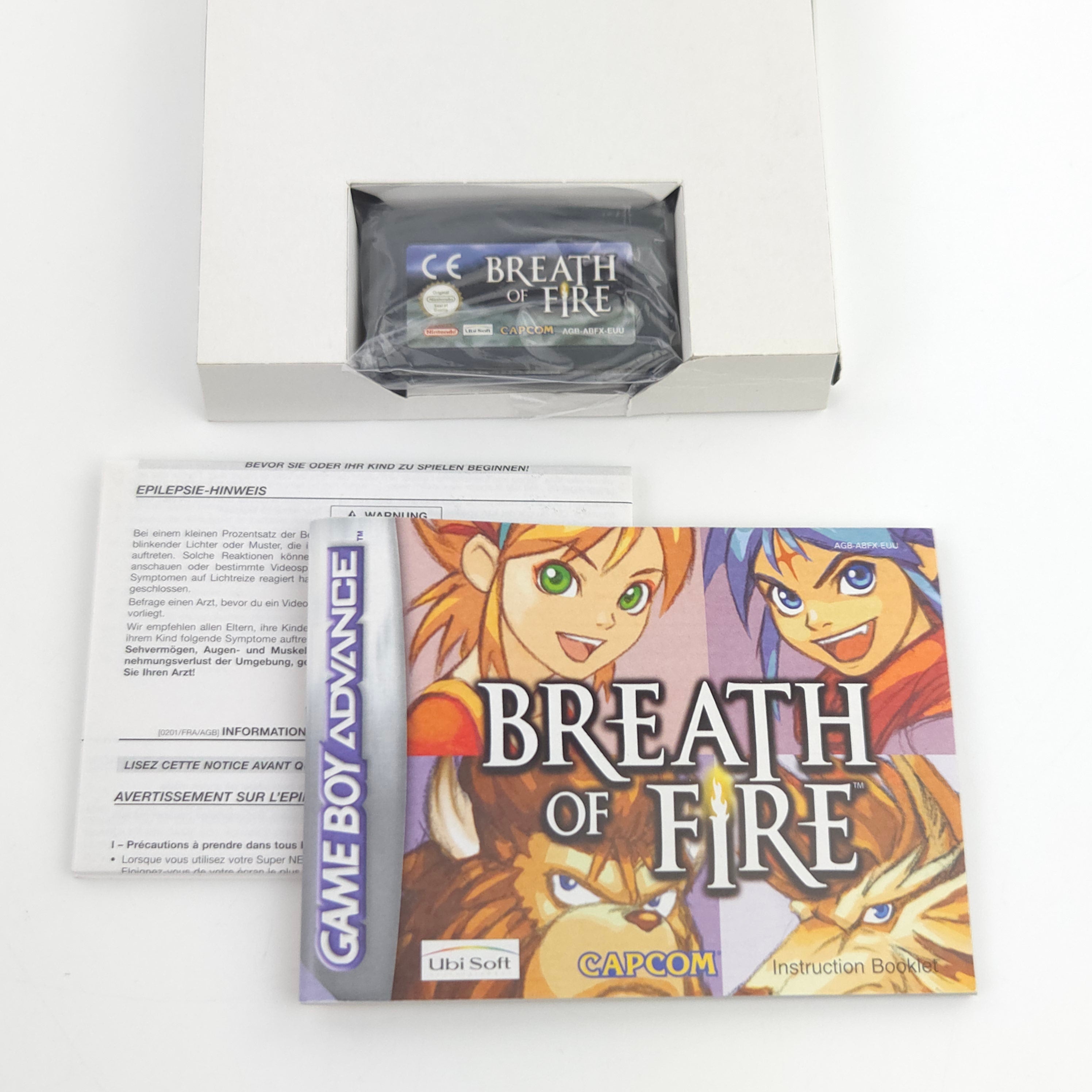 Game Boy Advance Spiel – Breath of Fire (OVP PAL)