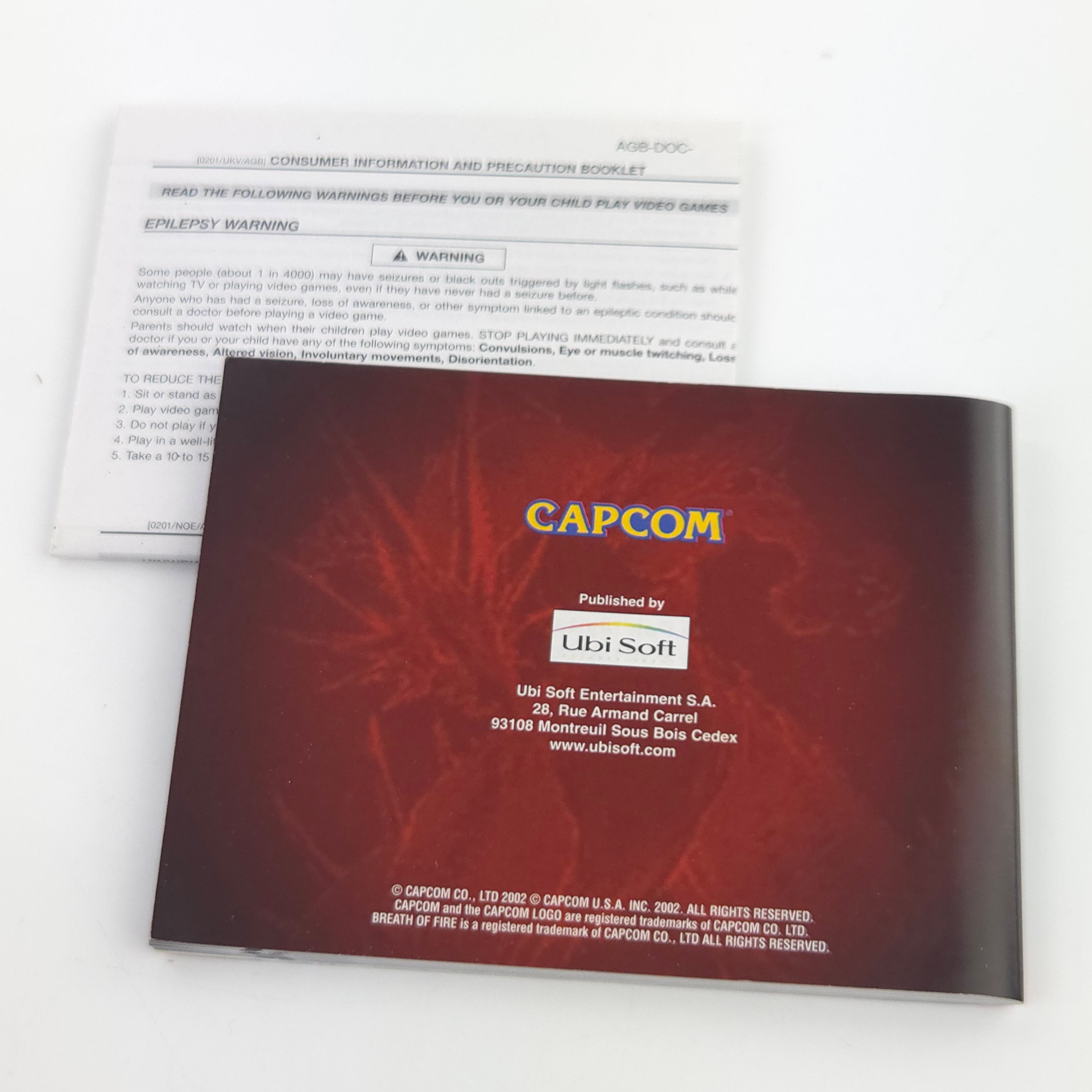 Game Boy Advance Spiel – Breath of Fire II (OVP PAL)