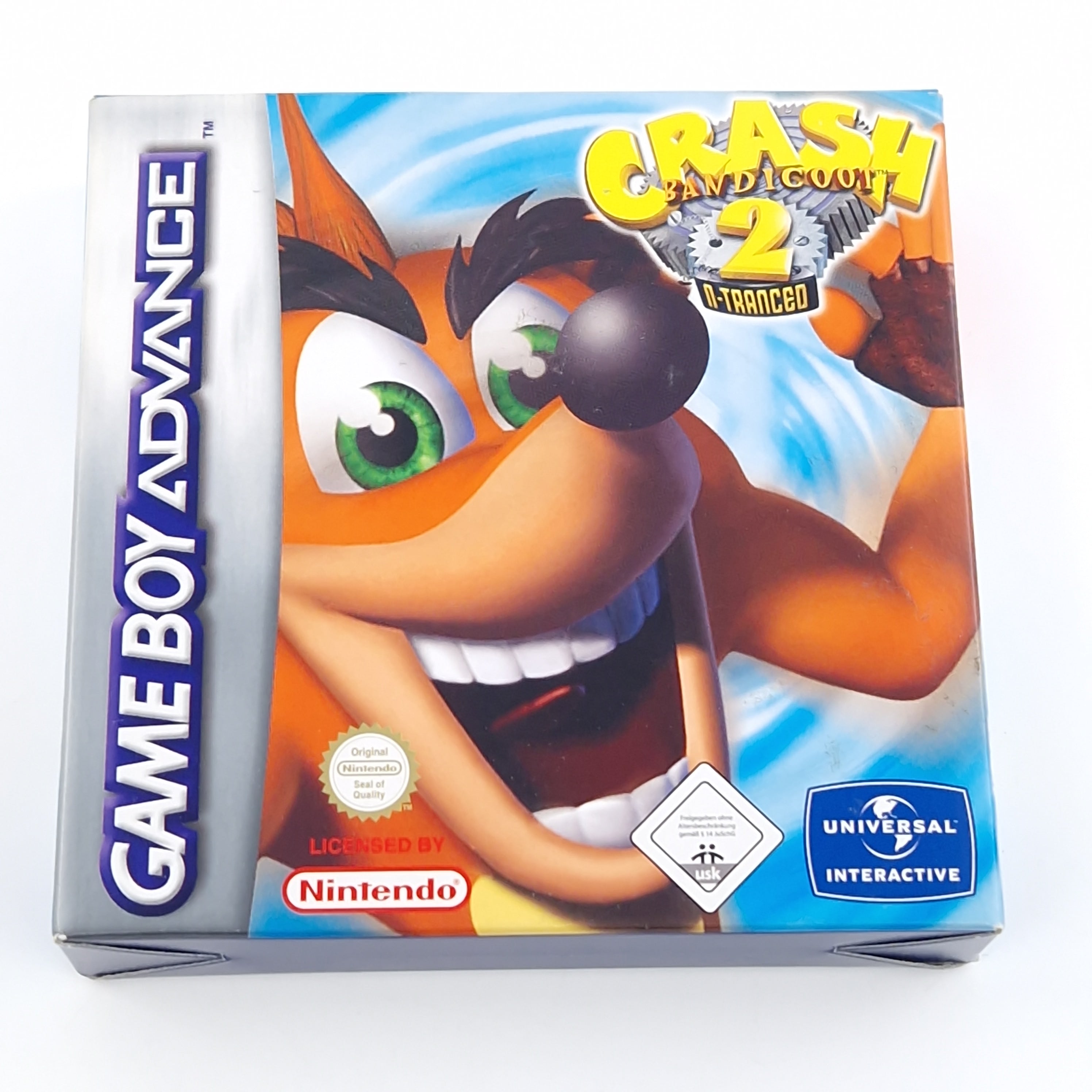 Game Boy Advance Spiel – Crash Bandicoot 2 N-Tranced OVP PAL