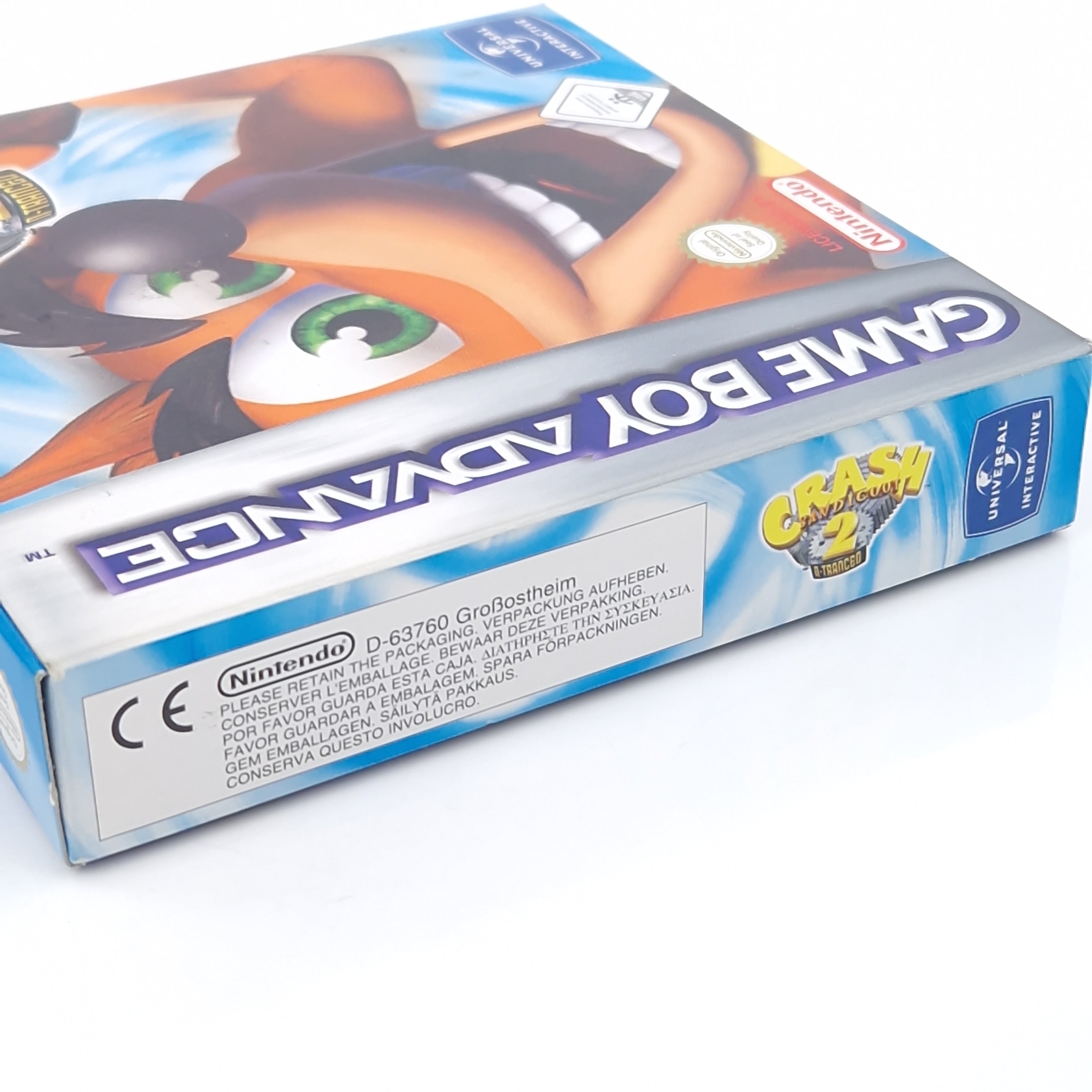 Game Boy Advance Spiel – Crash Bandicoot 2 N-Tranced OVP PAL