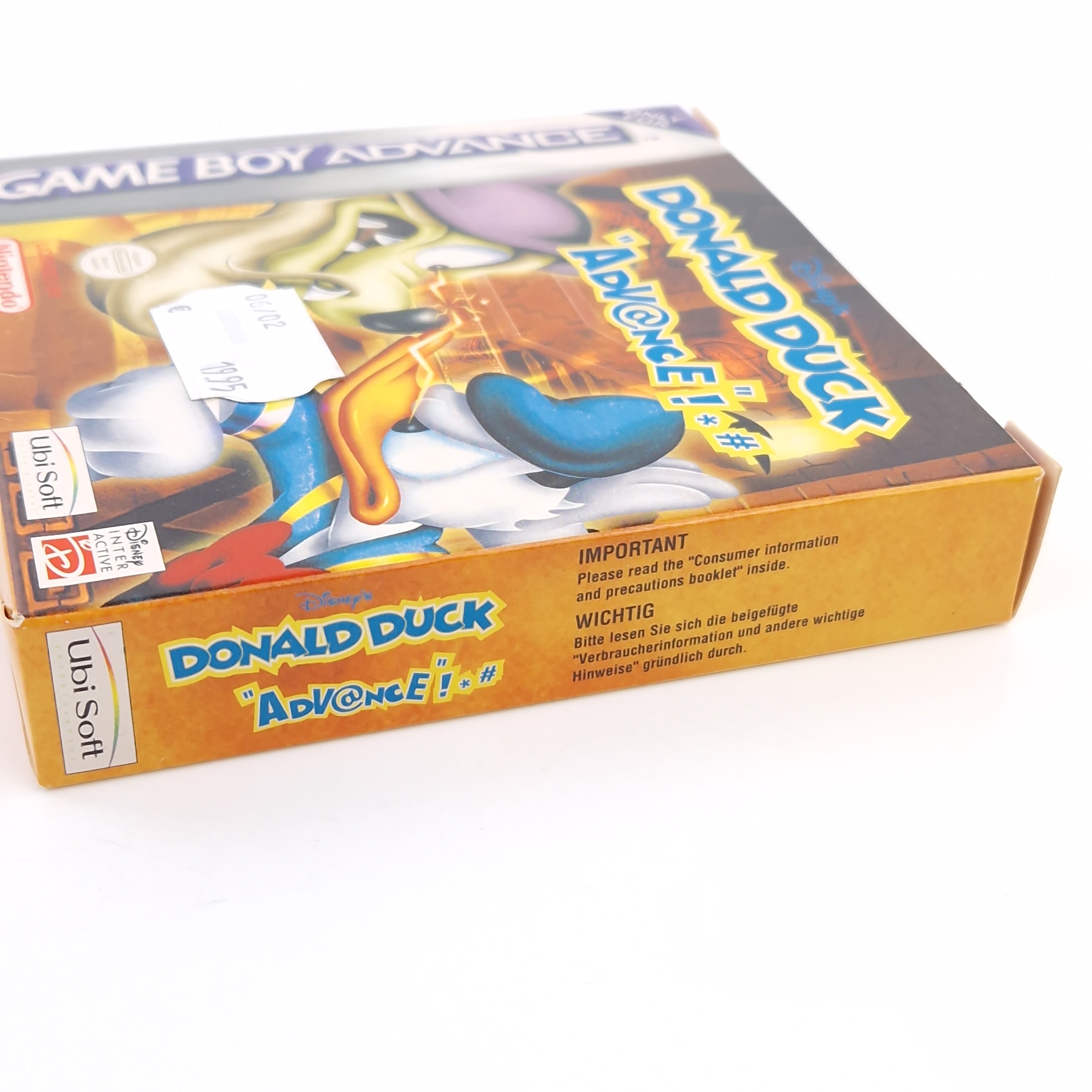 Game Boy Advance Spiel – Disneys Donald Duck Advance OVP PAL